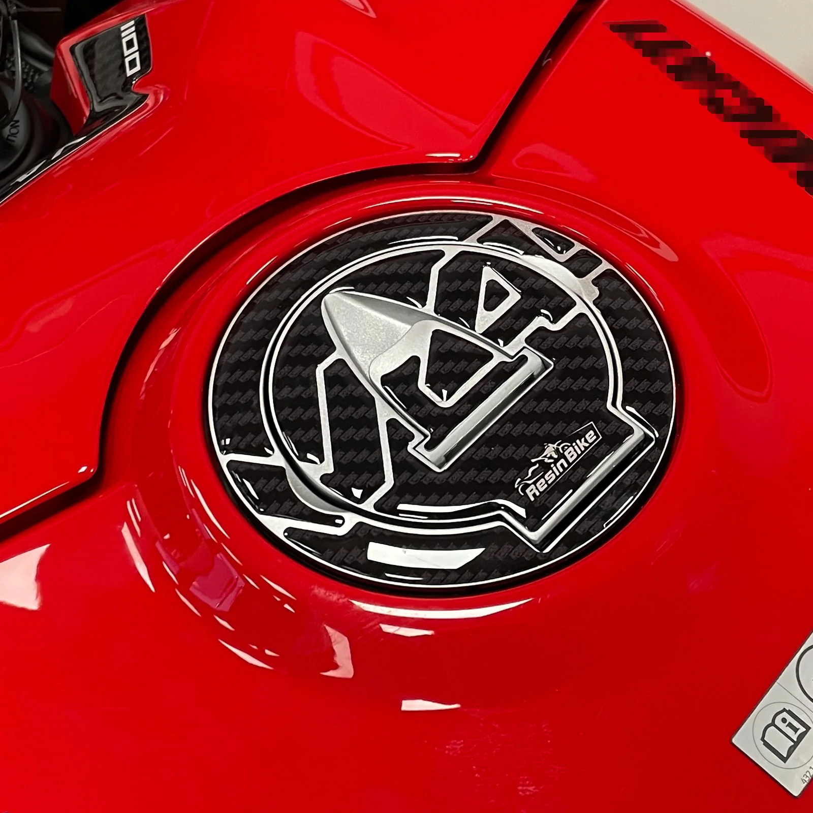 Resin Bike 3D Motorcycle Stickers - Fuel Cap | Ducati Panigale V4 2018>2022 - Image 2
