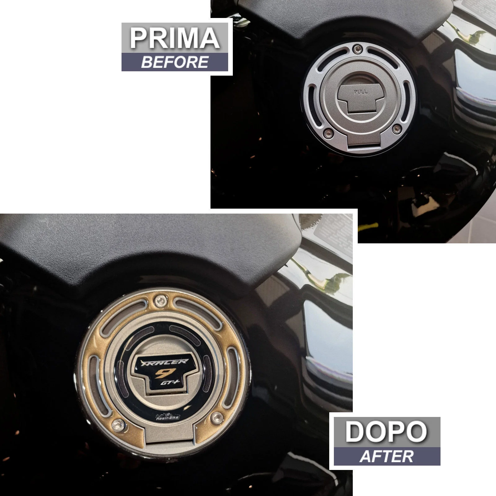 Resin Bike 3D Motorcycle Stickers - Fuel Cap | Yamaha Tracer 9 GT+ 2023>2024 - Image 3