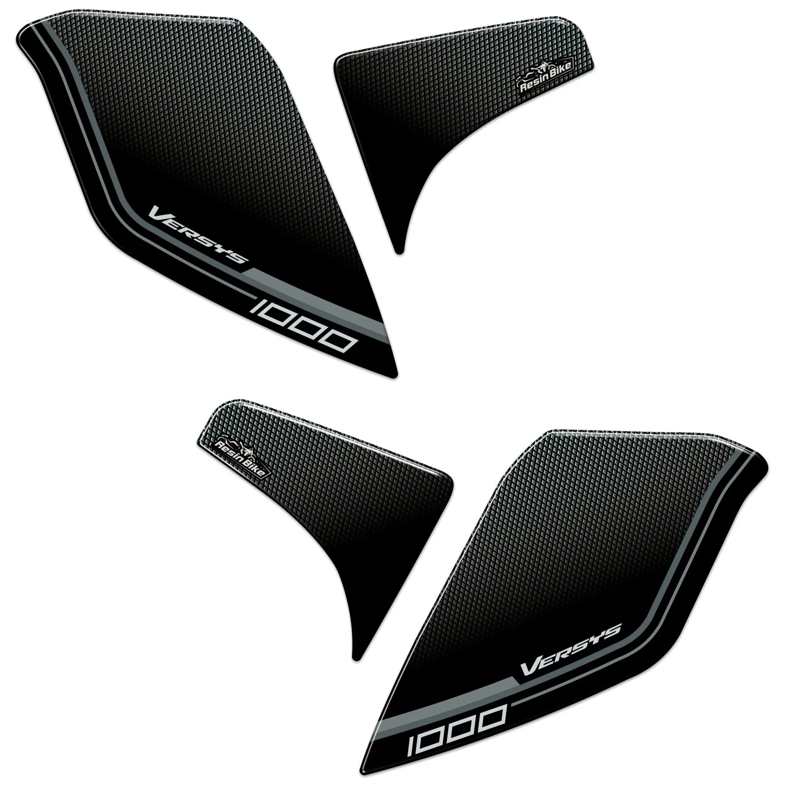 Resin Bike 3D Motorcycle Stickers - Handguards | Kawasaki Versys 1000 2017>2024