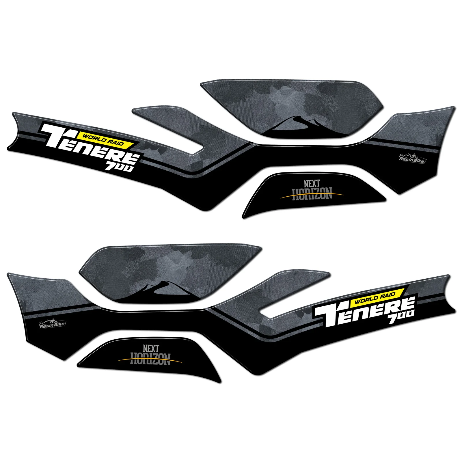 Resin Bike 3D Motorcycle Stickers - Handguards | Yamaha Tenere 700 World Raid 2022>2025