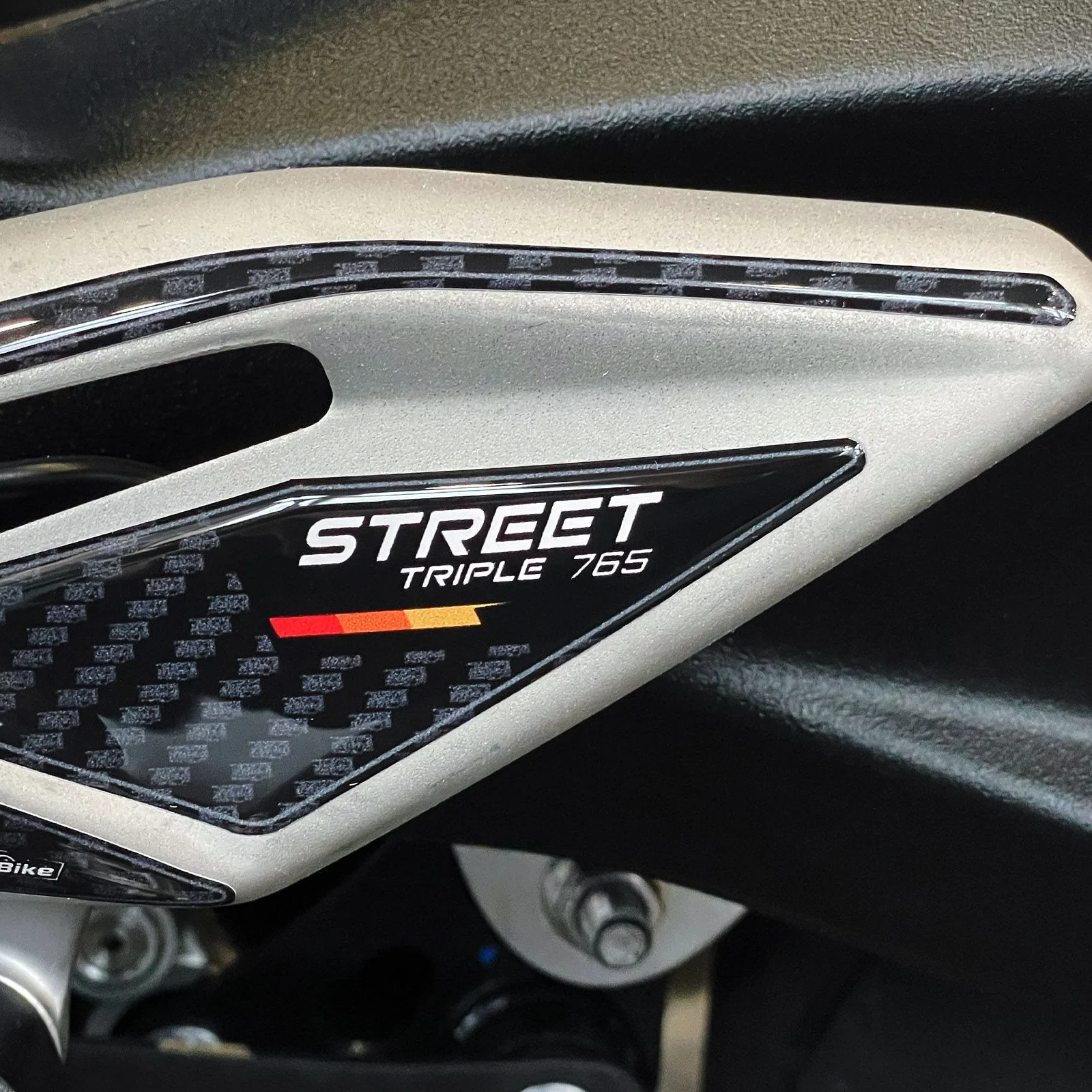 Resin Bike 3D Motorcycle Stickers - Heel Pads | Triumph Street Triple 765 RS 2023>2025 - Image 5