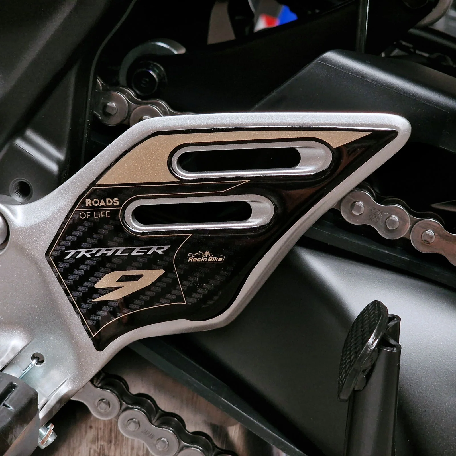 Resin Bike 3D Motorcycle Stickers - Heel Pads | Yamaha Tracer 9/9GT 2021>2024 - Image 5