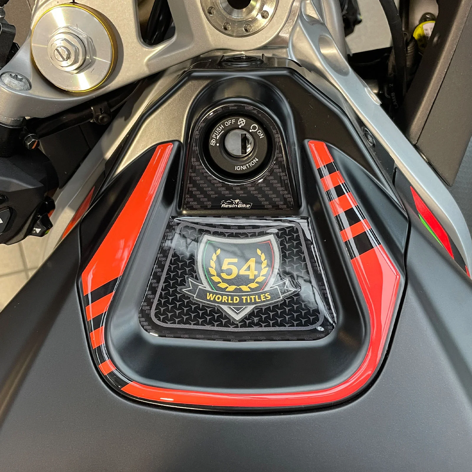 Resin Bike 3D Motorcycle Stickers - Key Area | Aprilia RS/Tuono 660 2020>2026 - Image 2