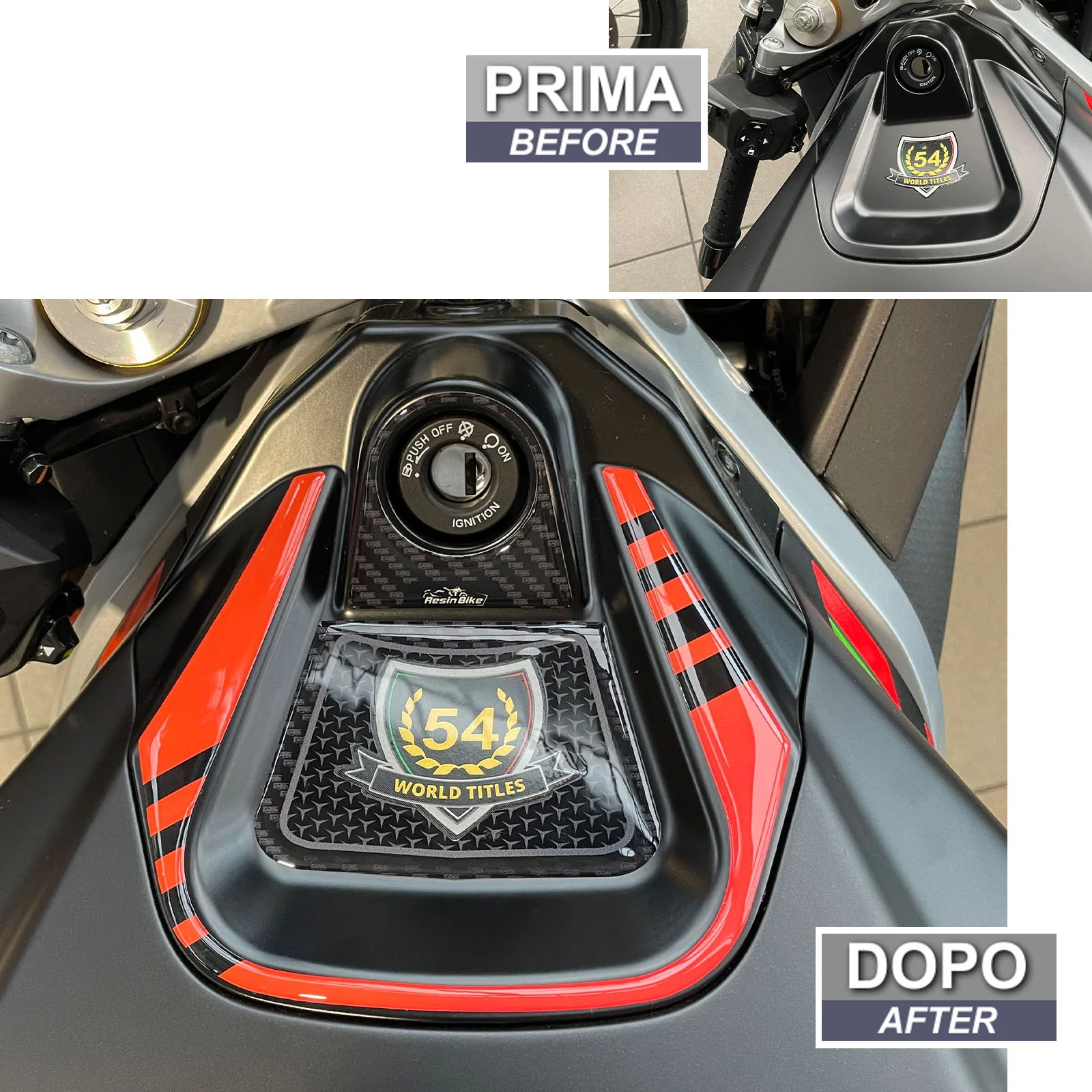Resin Bike 3D Motorcycle Stickers - Key Area | Aprilia RS/Tuono 660 2020>2026 - Image 3