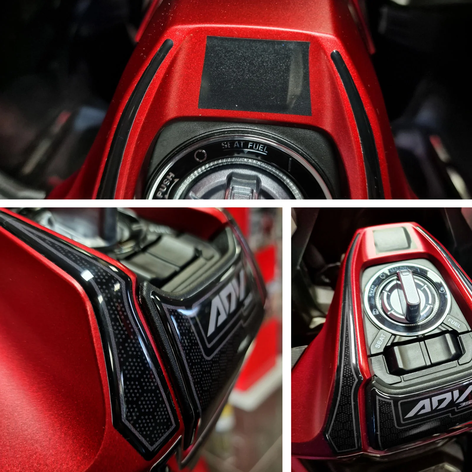 Resin Bike 3D Motorcycle Stickers - Key Area | Honda ADV 350 2022>Current - Image 4