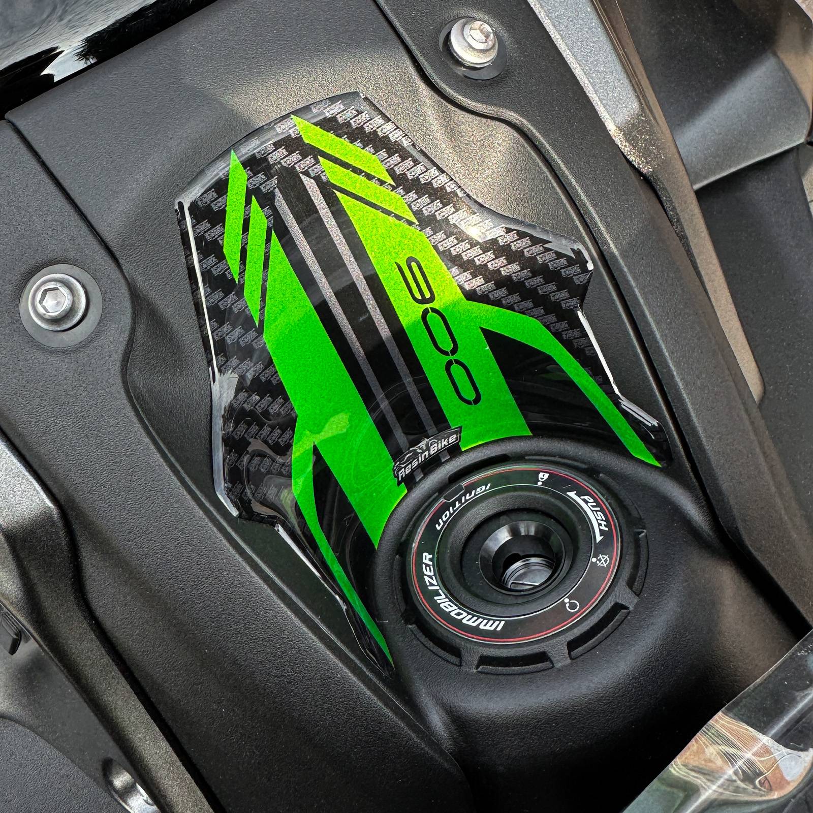 Resin Bike 3D Motorcycle Stickers - Key Area | Kawasaki Z 900 2021>2024 - Image 2