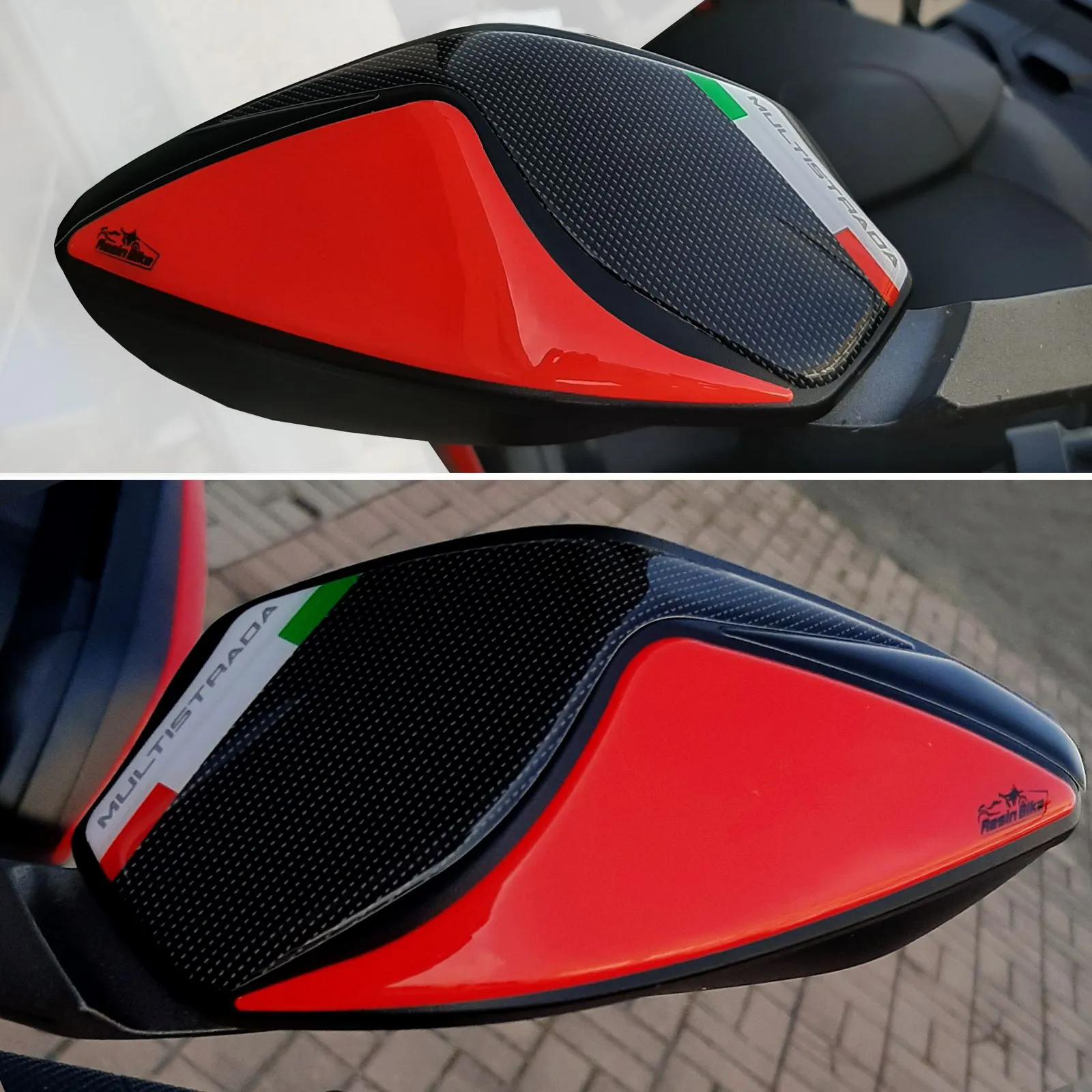 Resin Bike 3D Motorcycle Stickers - Mirrors | Ducati Multistrada 950/950 S 2018>2021 - Image 2