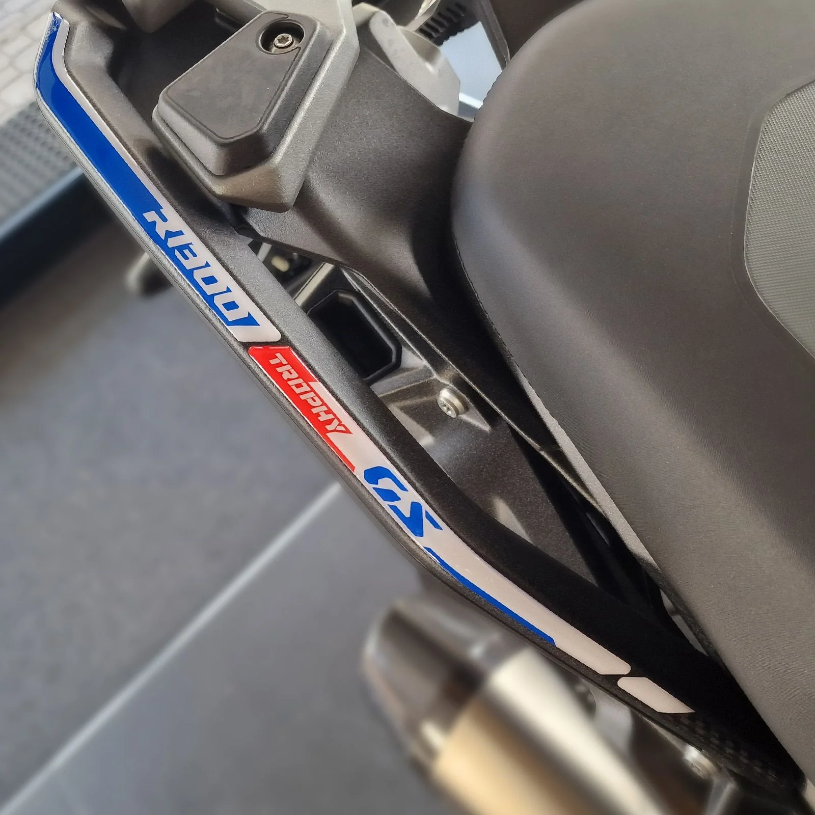 Resin Bike 3D Motorcycle Stickers - Passenger Handles | BMW R 1300 GS 2023>2025 - Image 2