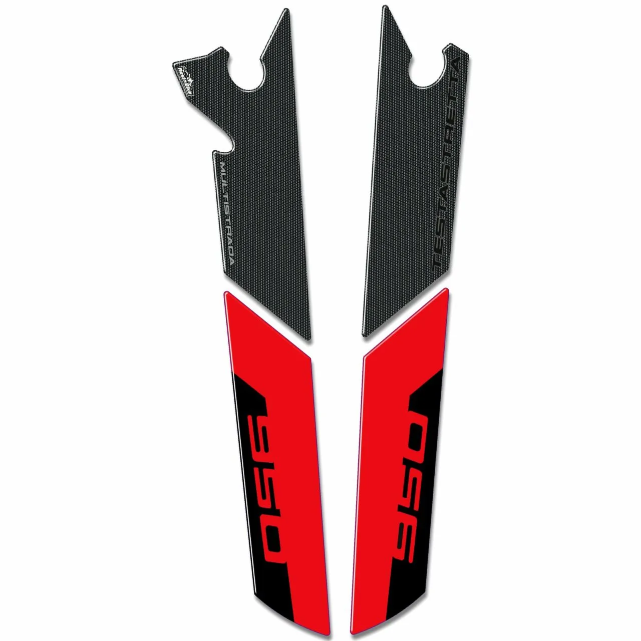 Resin Bike 3D Motorcycle Stickers - Rear Fender | Ducati Multistrada 950/950 S 2018>2021