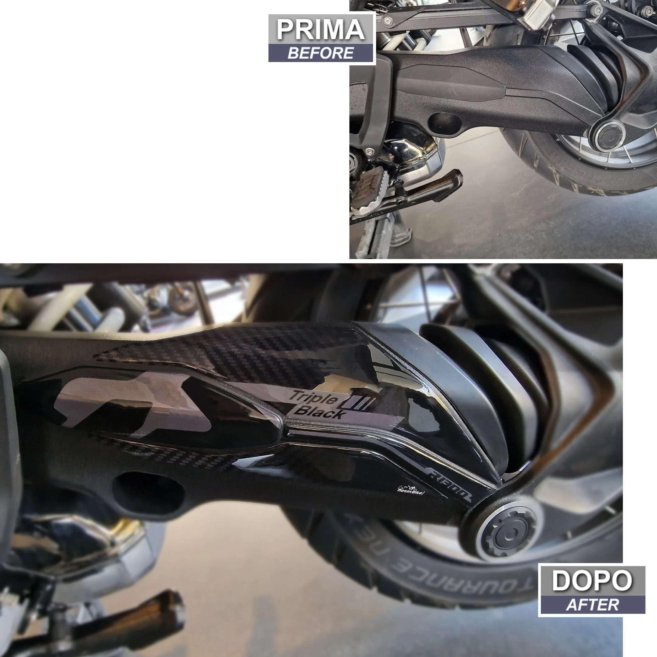 Resin Bike 3D Motorcycle Stickers - Swingarm | BMW R 1300 GS 2023>2025 - Image 3