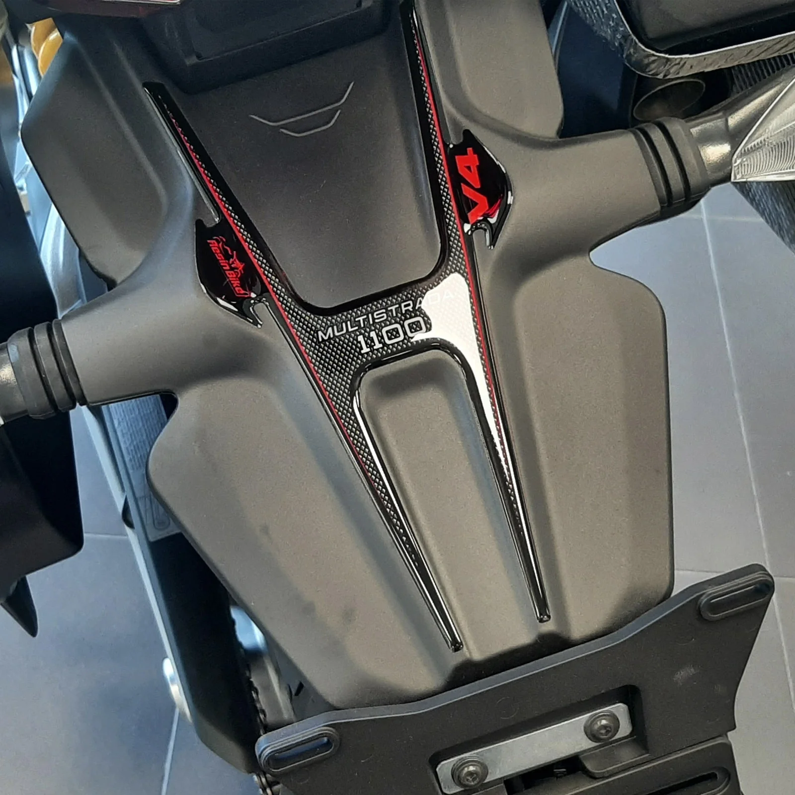 Resin Bike 3D Motorcycle Stickers - Tail Section | Ducati Multistrada V4 1100 2021>2023 - Image 2