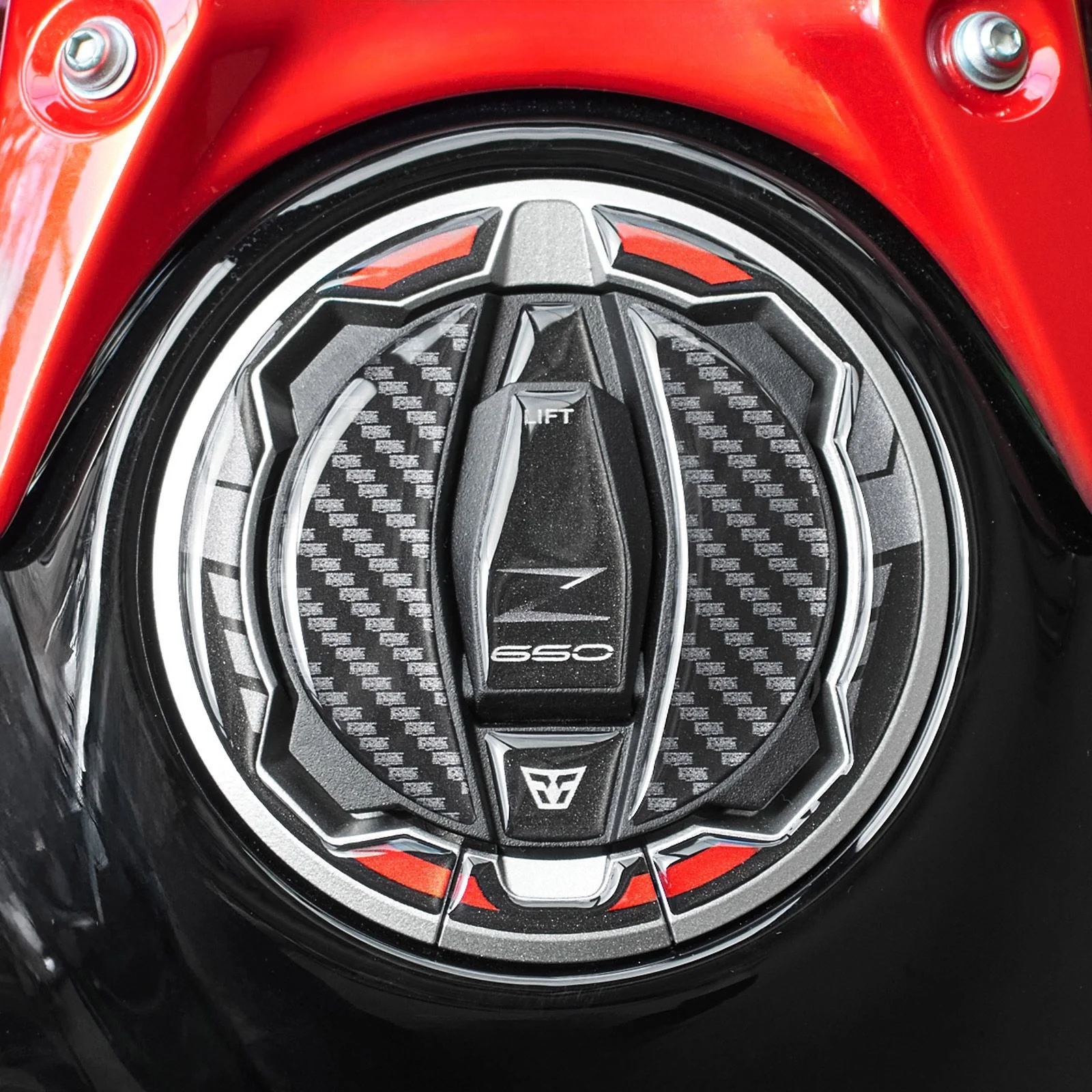 Resin Bike 3D Motorcycle Stickers - Tank Kit | Kawasaki Z 650 2021>2025 - Image 3