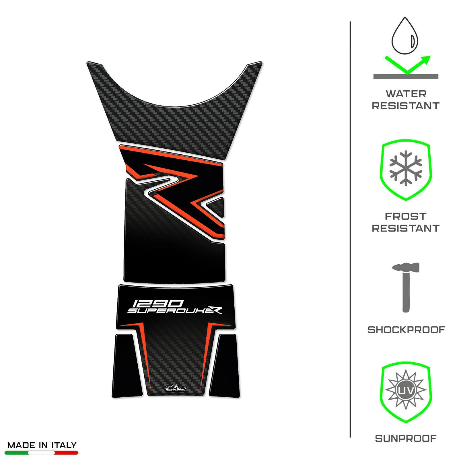 Resin Bike 3D Motorcycle Stickers - Tank Pad | KTM 1290 Super Duke R 2022>2023 - Image 8