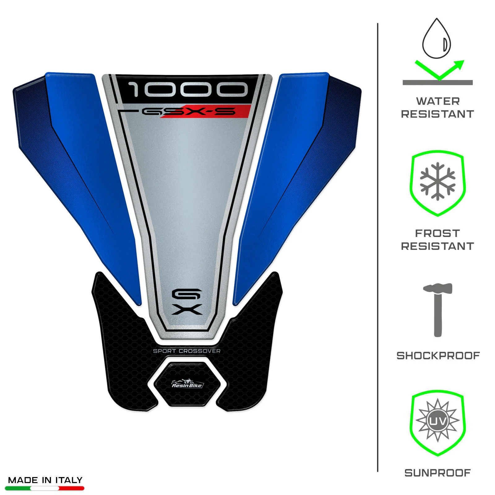 Resin Bike 3D Motorcycle Stickers - Tank Pad | Suzuki GSX-S1000 GX 2024>2025 - Image 6