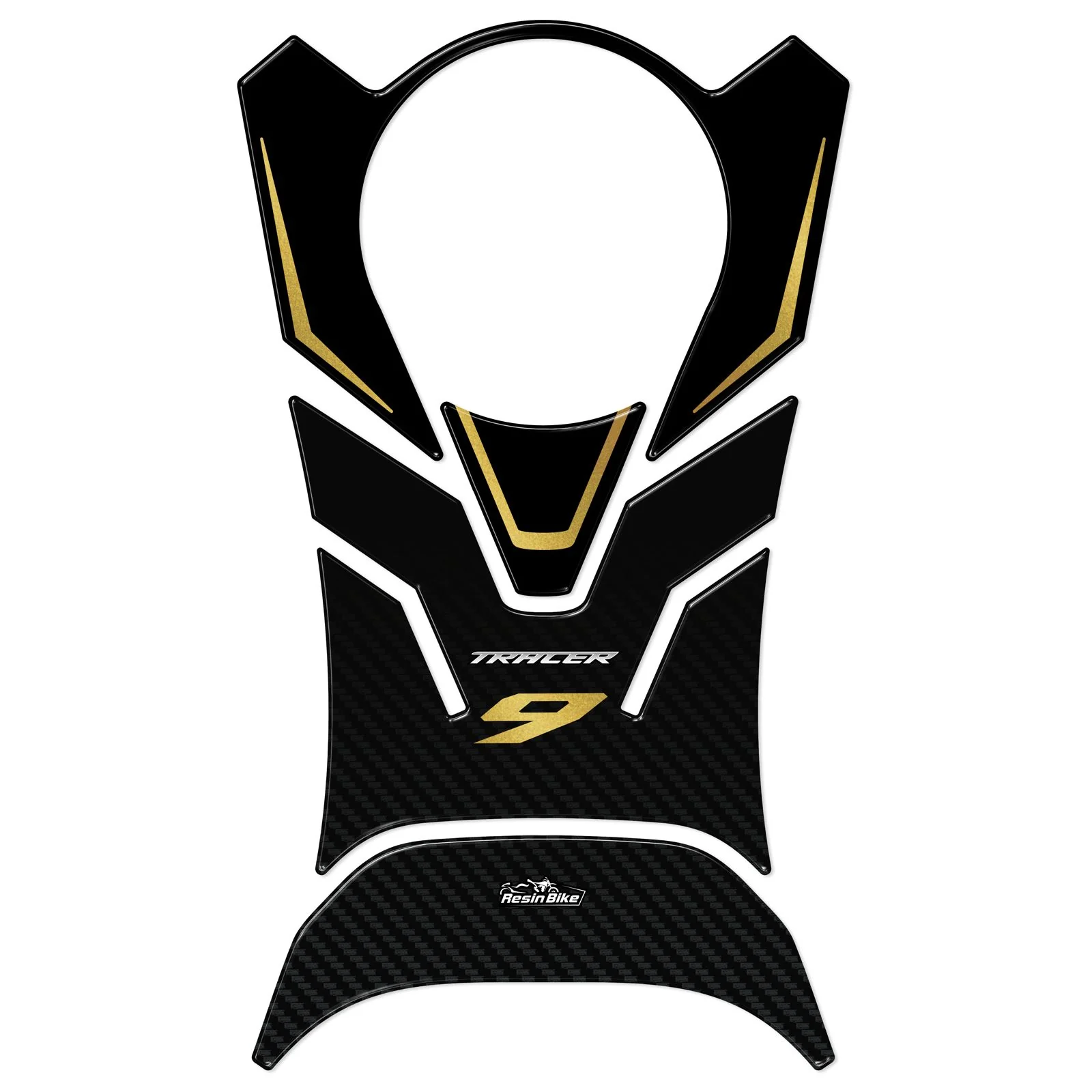 Resin Bike 3D Motorcycle Stickers - Tank Pad | Yamaha Tracer 9/9GT/9GT+ 2021>2024
