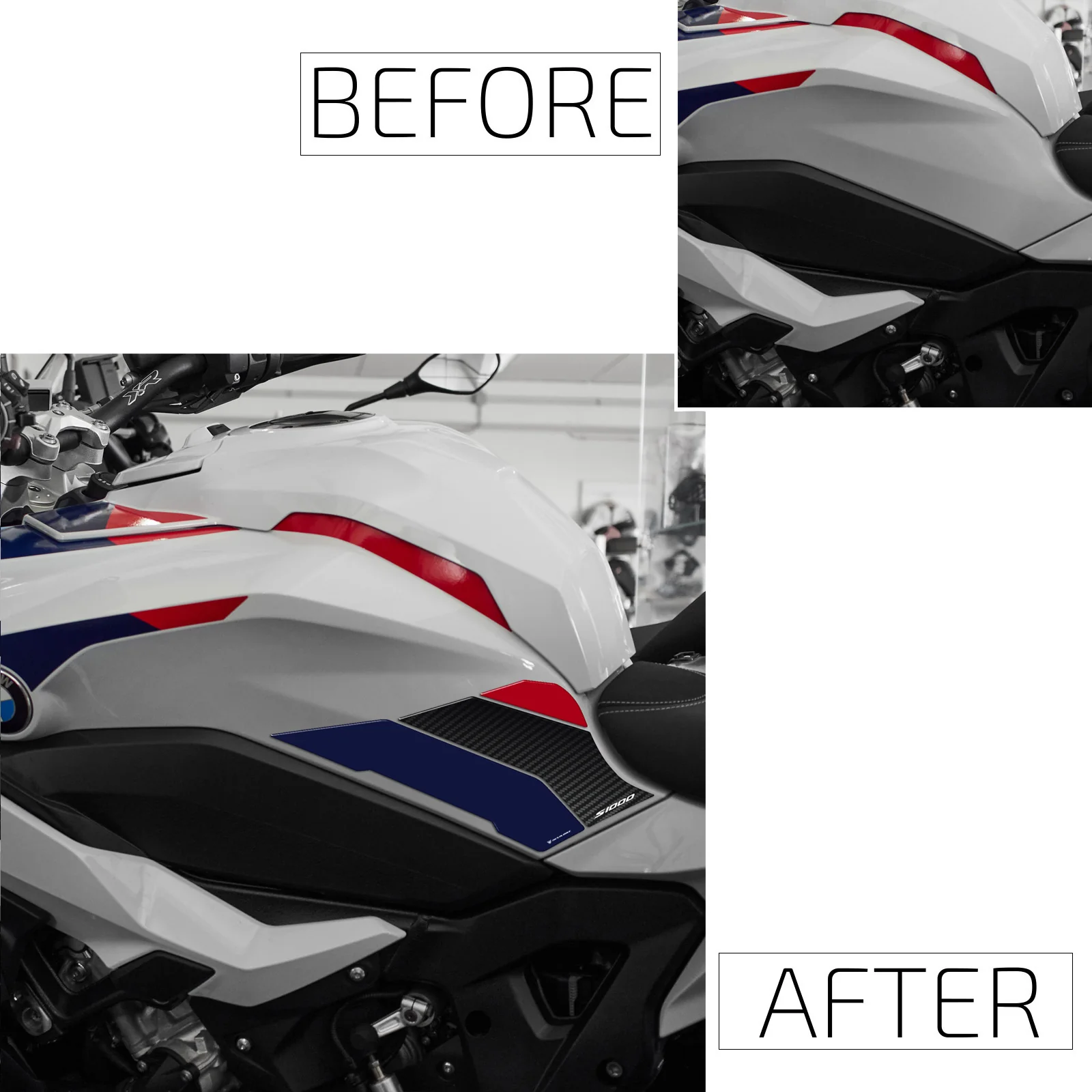 Resin Bike 3D Motorcycle Stickers - Tank Sides | BMW S 1000 XR 2020>2025 - Image 3