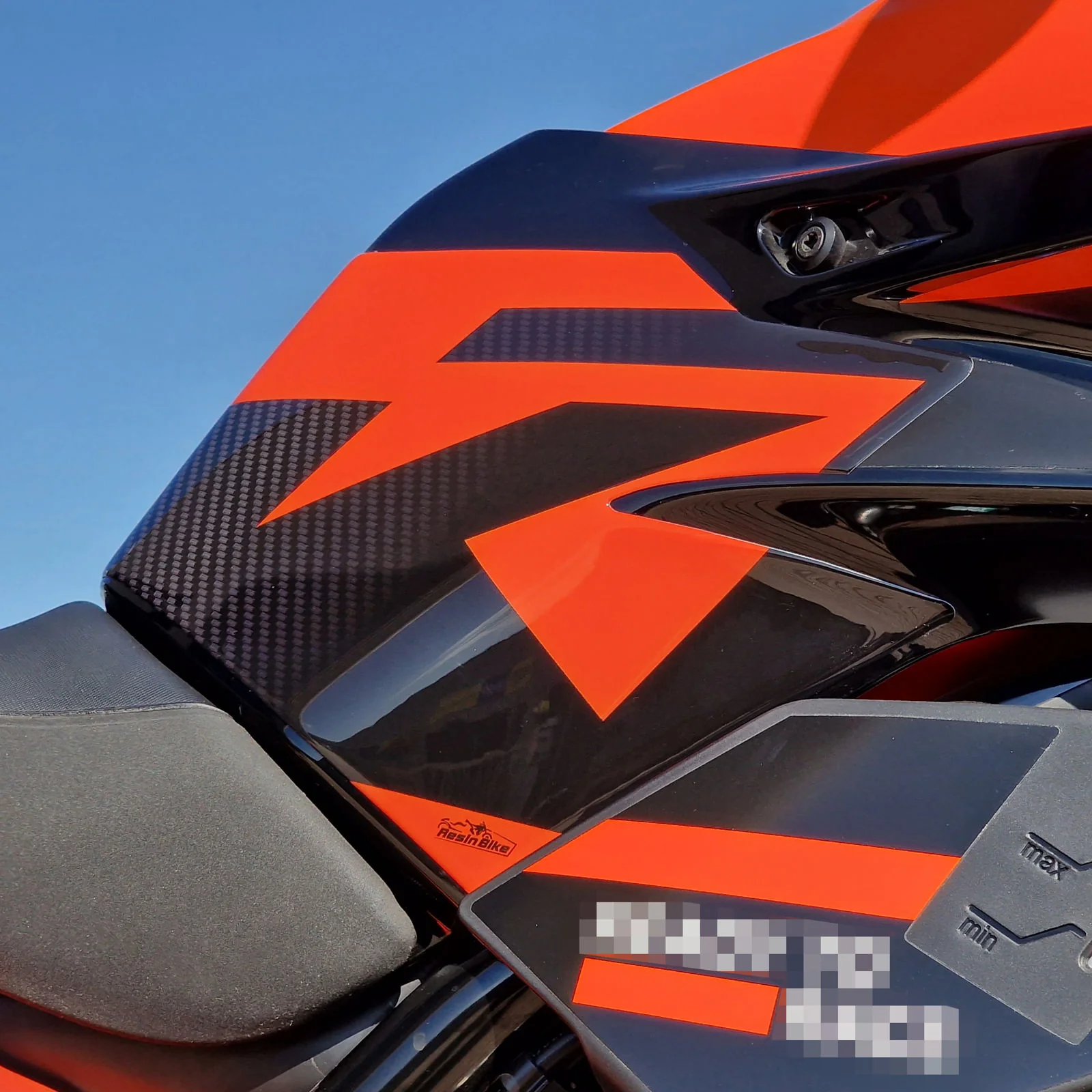 Resin Bike 3D Motorcycle Stickers - Tank Sides | KTM 890 Duke 2023>Current - Image 4