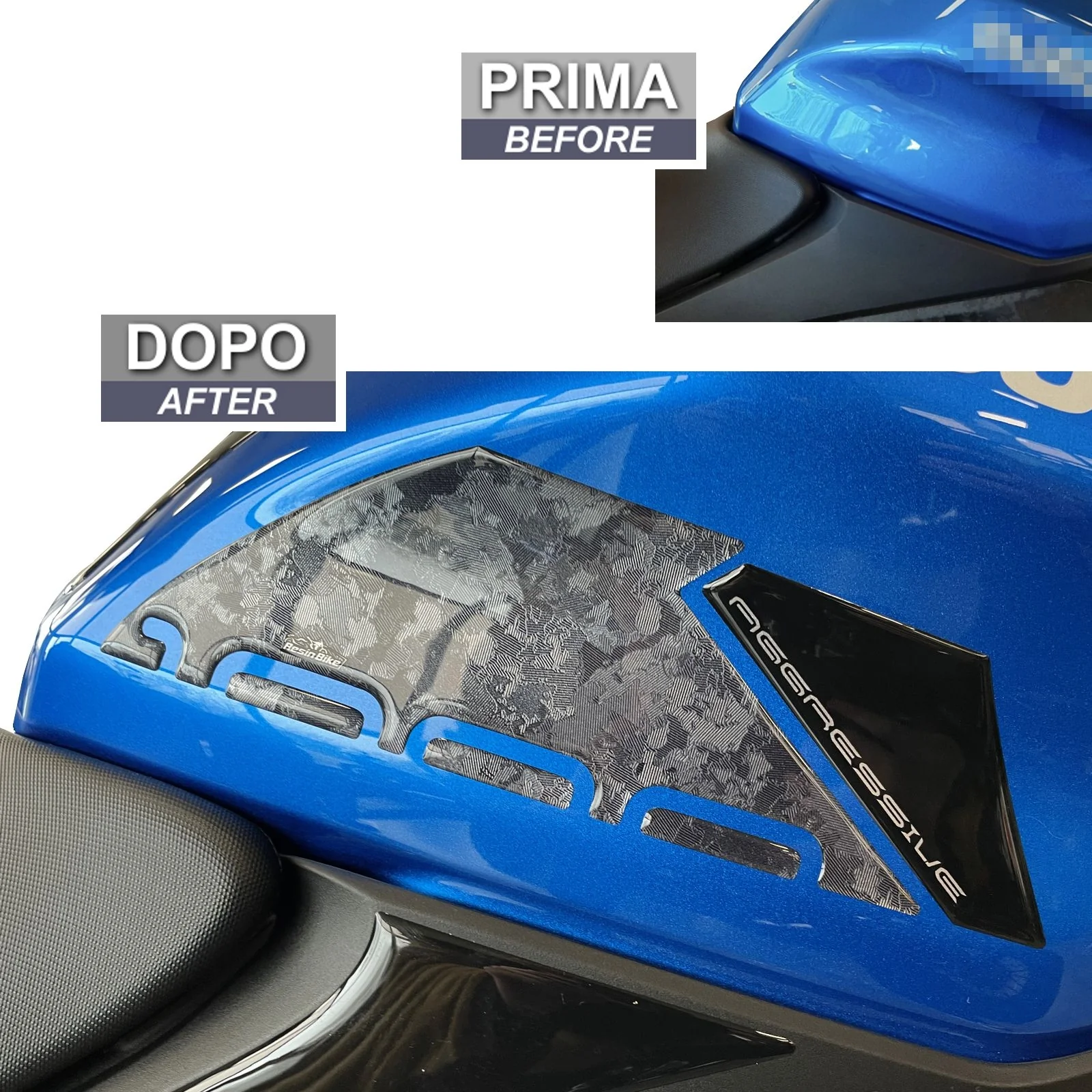 Resin Bike 3D Motorcycle Stickers - Tank Sides | Suzuki GSX-S1000 2021>2025 - Image 3