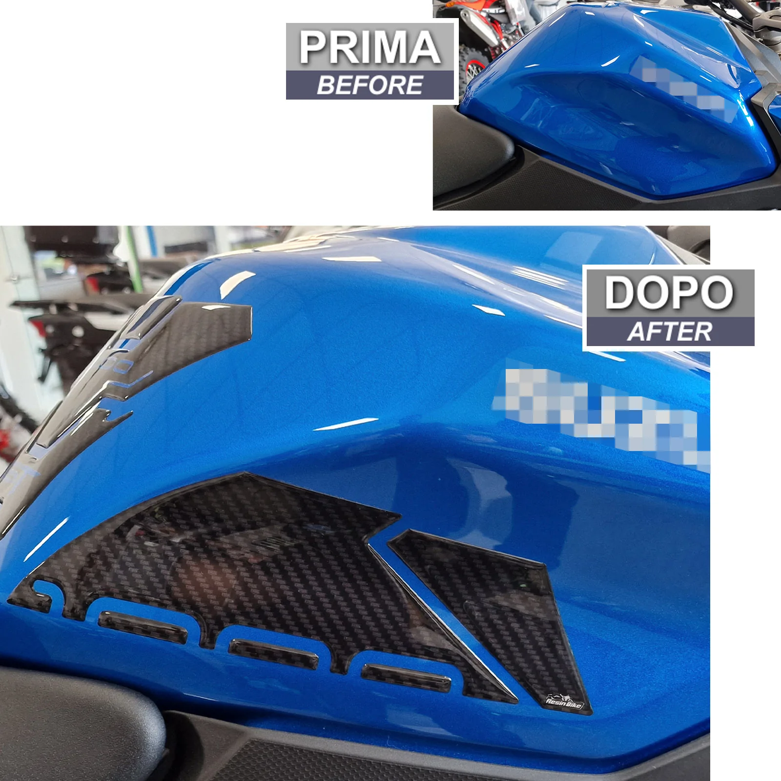 Resin Bike 3D Motorcycle Stickers - Tank Sides | Suzuki GSX-S1000 GT/GT+ 2022>2025 - Image 3