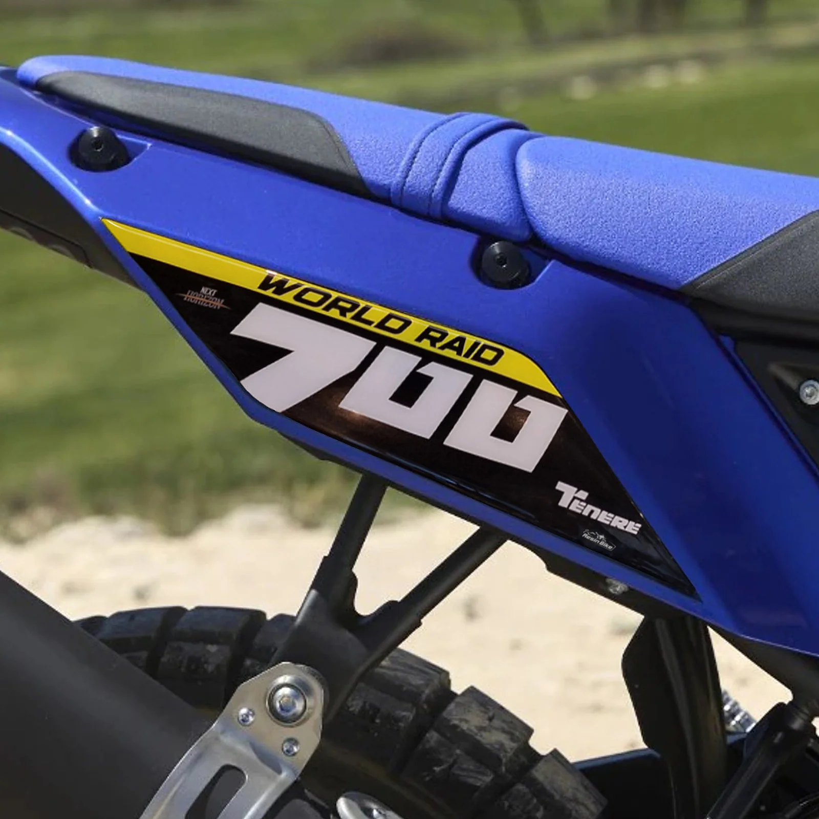 Resin Bike 3D Motorcycle Stickers - Tank Sides | Yamaha Tenere 700 World Raid 2022>2025 - Image 2