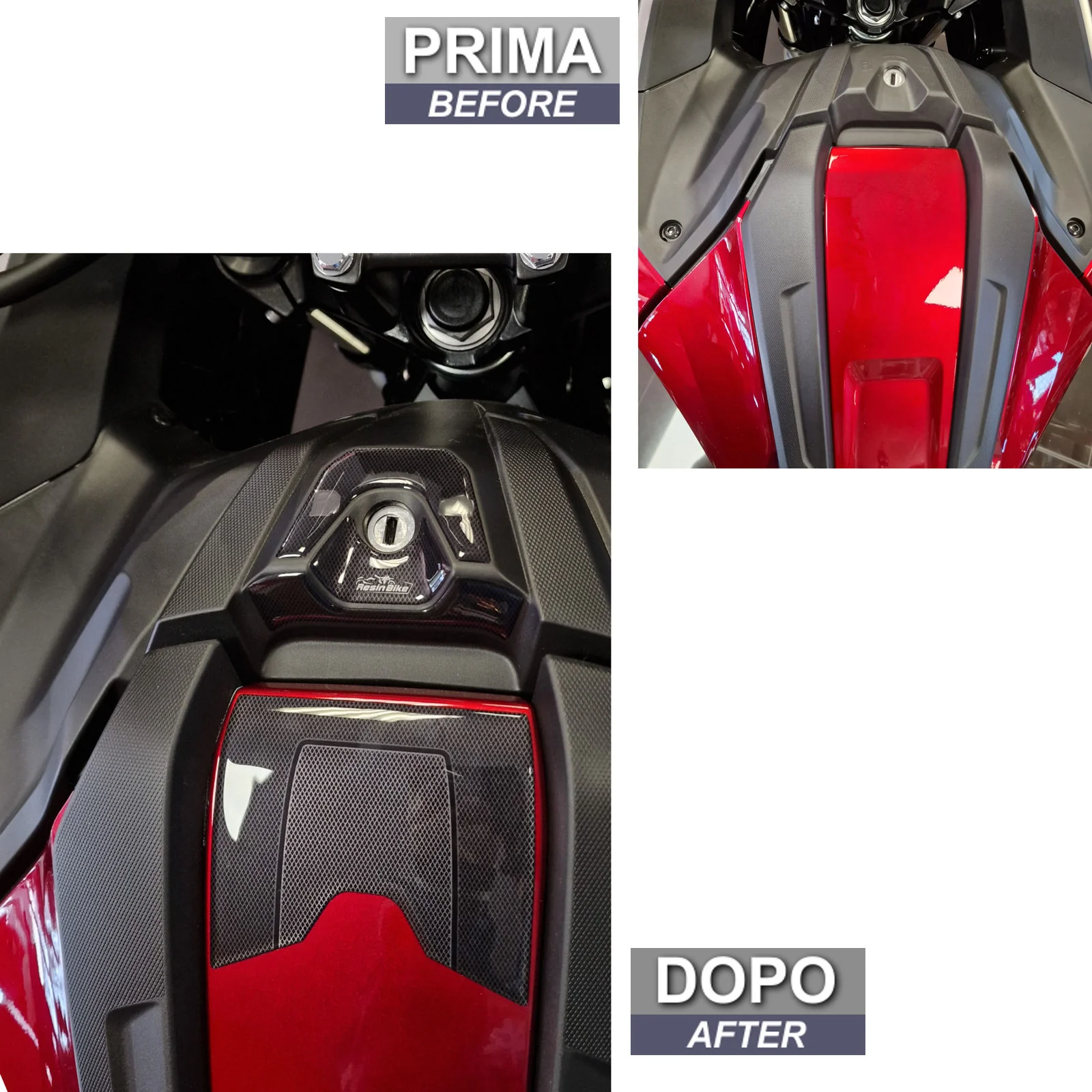 Resin Bike 3D Motorcycle Stickers - Tank Storage Box | Honda NC 750 X 2021>2025 - Image 3