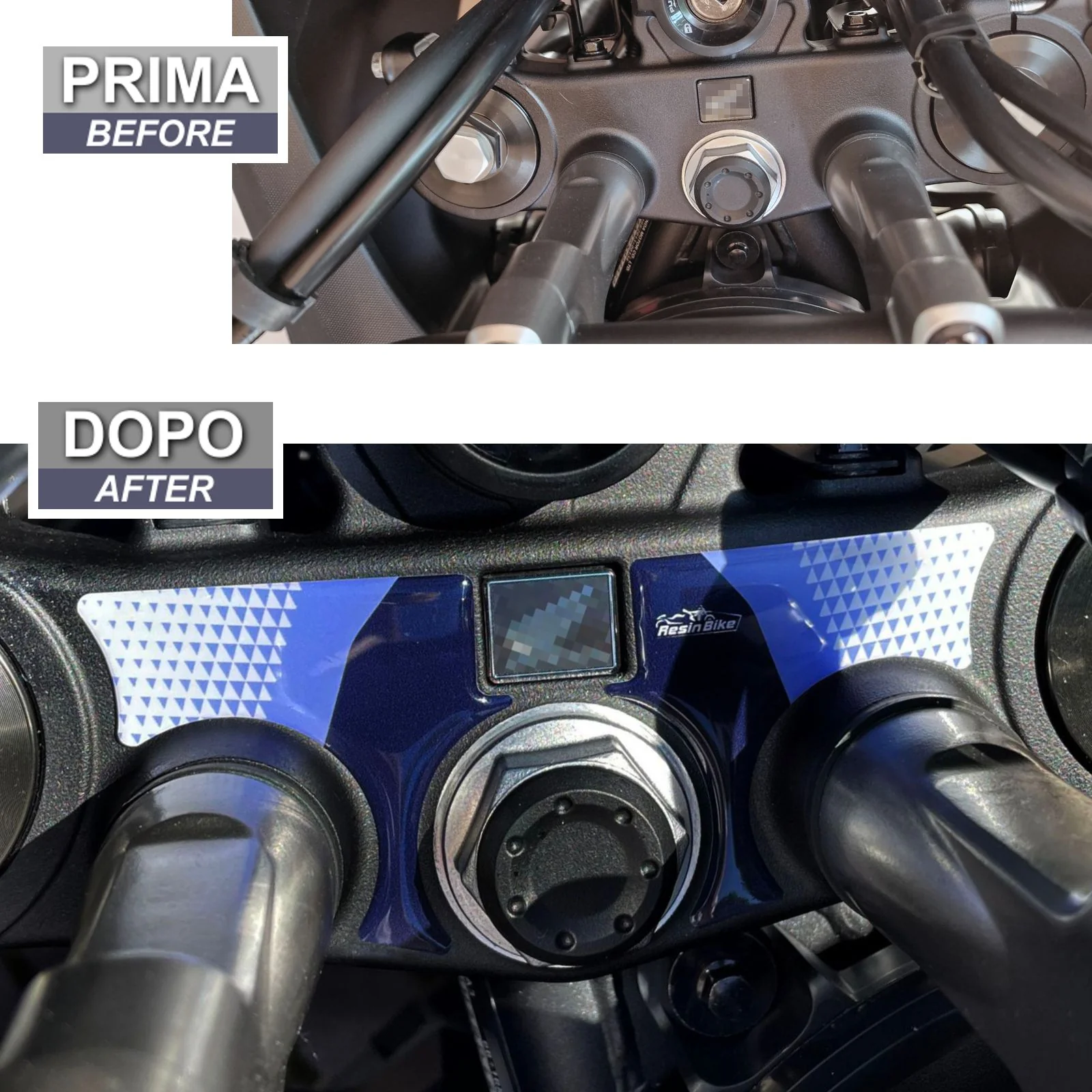 Resin Bike 3D Motorcycle Stickers - Top Yoke | Honda XL 750 Transalp 2023>2025 - Image 3