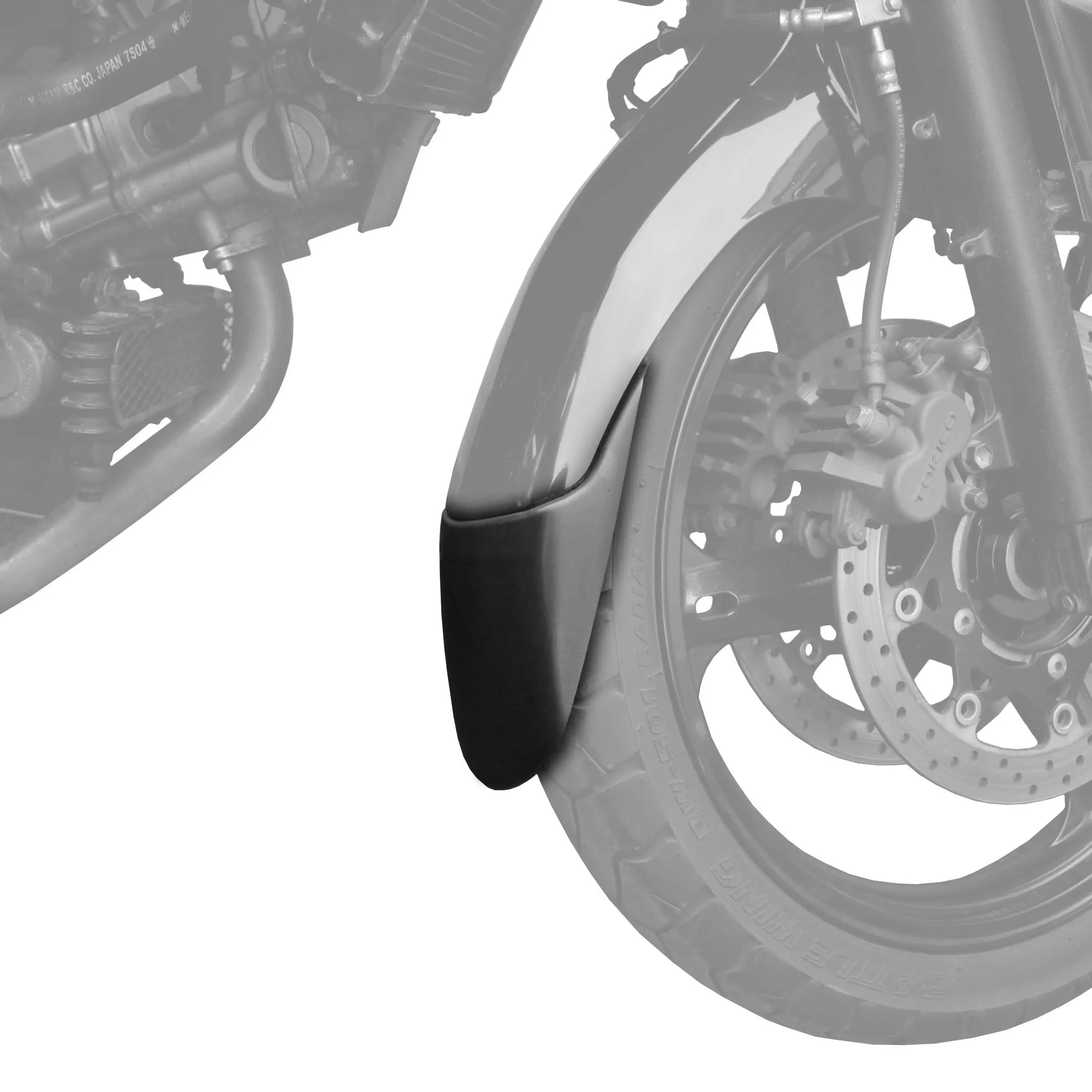 Pyramid Extenda Fenda | Matte Black | Suzuki V-Strom 650 2004>2011 - Image 3
