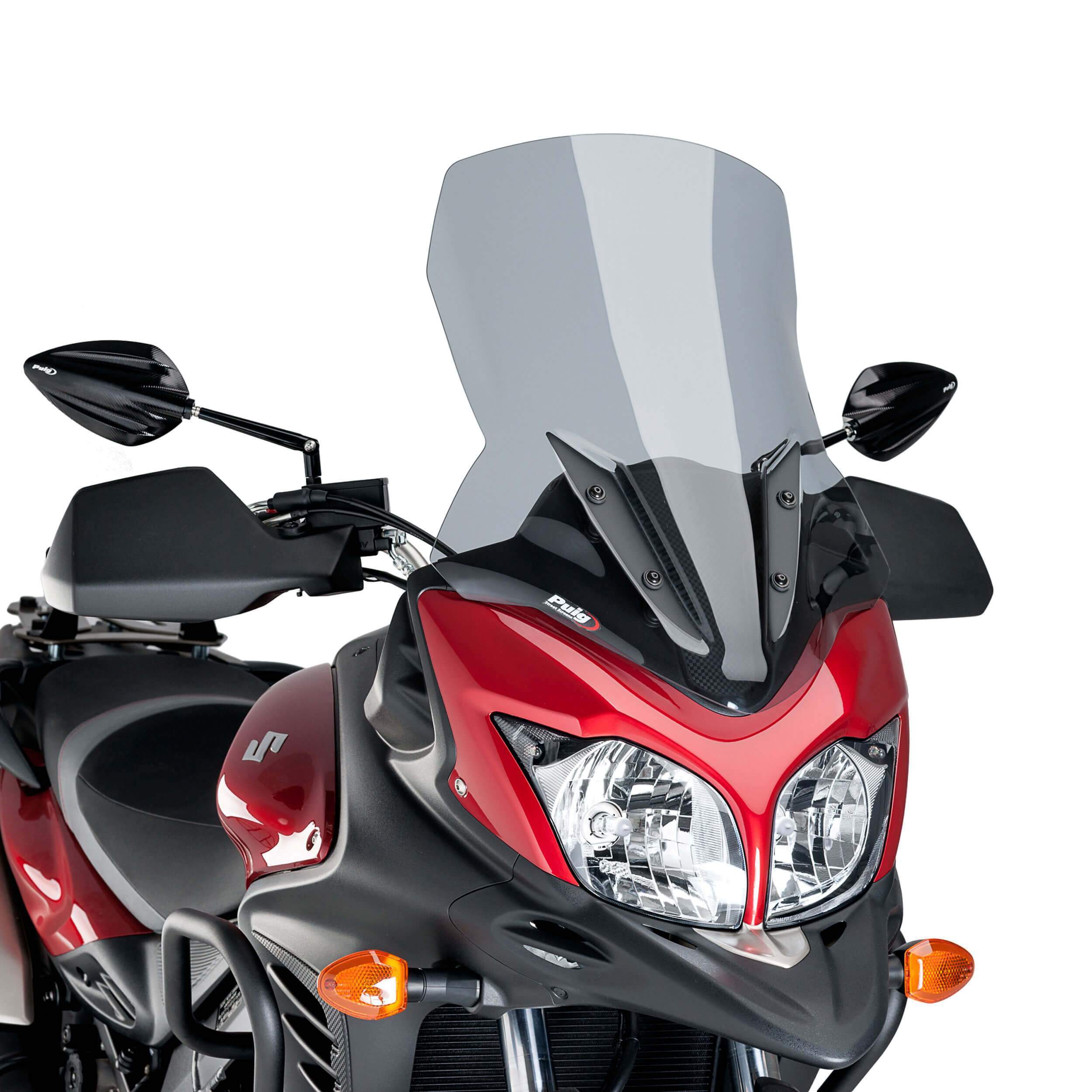 Puig Touring Screen | Light Smoke | Suzuki V-Strom 650XT 2012>2016 - Image 2