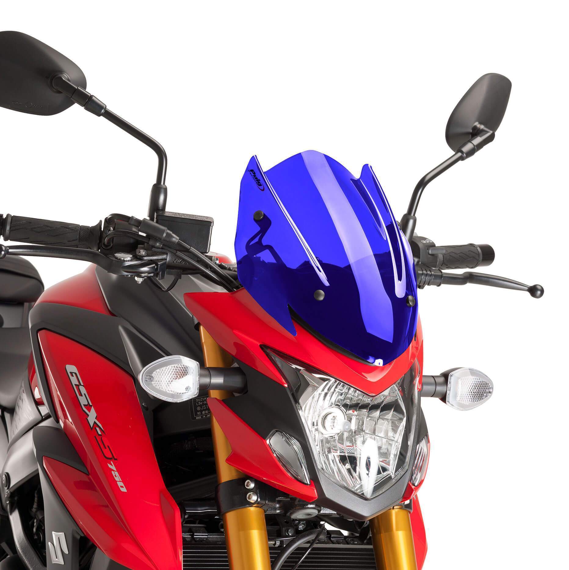 Puig Sport Screen | Blue | Suzuki GSX-S 750 2017>2021 - Image 2