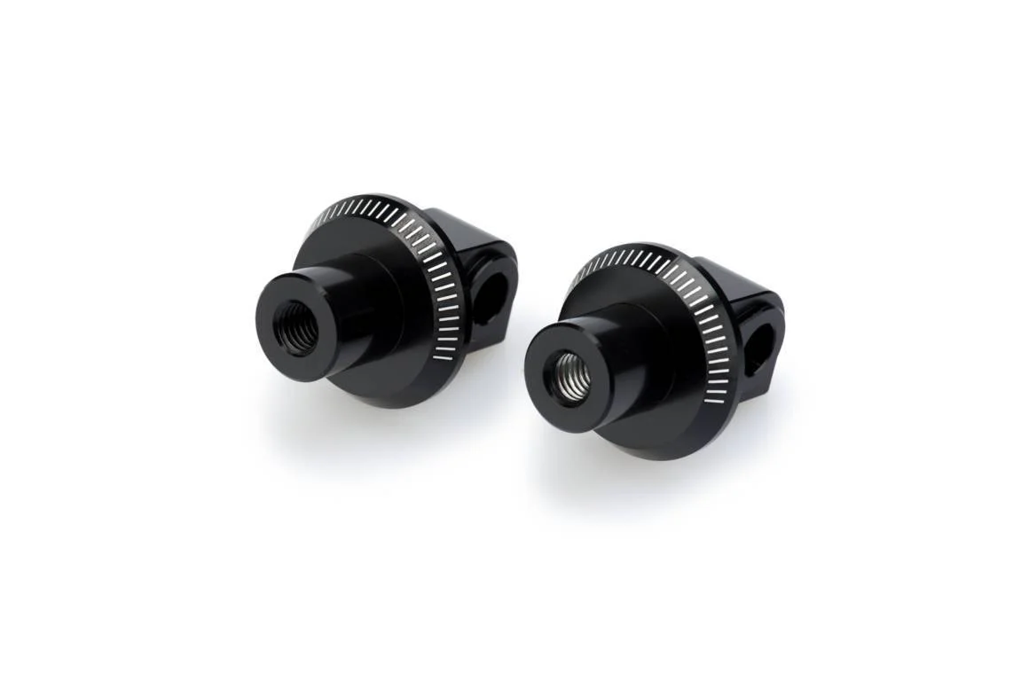 Puig Footpeg Adaptors Passenger | Black | Suzuki GSX-R250 2017>Current