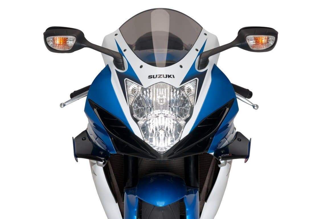 Puig Side Downforce Wings | Black/Black | Suzuki GSX-R600 2011>2016 - Image 2