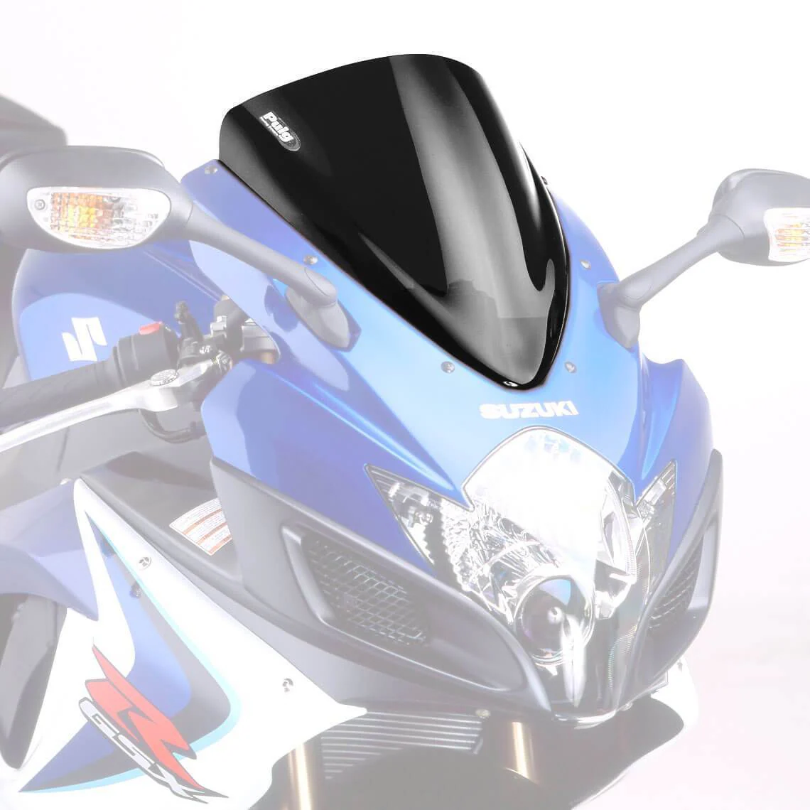 Puig Racing Screen | Black (Opaque) | Suzuki GSX-R750 2006>2007 - Image 2