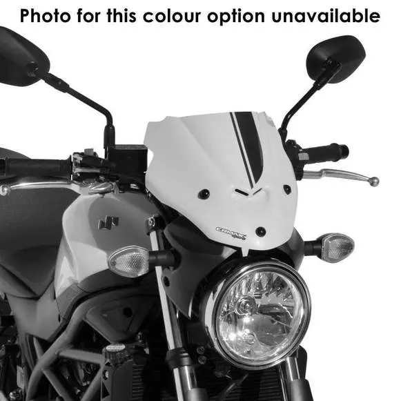 Ermax Fly Screen | Metallic Blue/Metallic White (Triton Blue/Pearl Glacier White) | Suzuki SV650 2016>Current