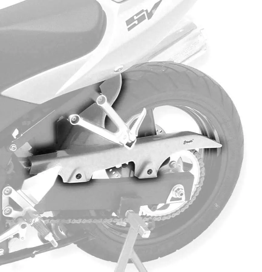 Ermax Hugger | Metallic White (Pearl Mirage White) | Suzuki SV650 2010>2011