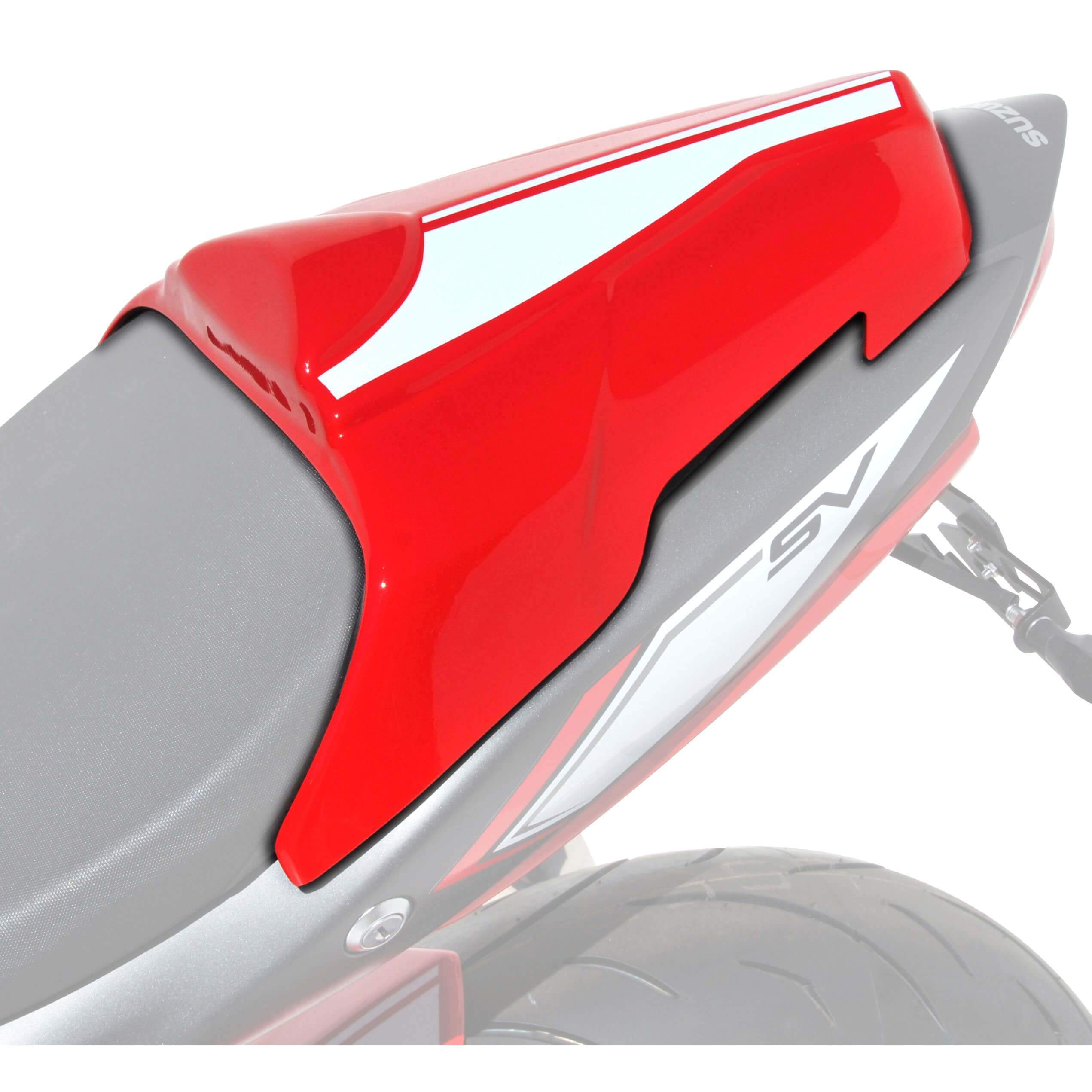 Ermax Seat Cowl | Metallic Red/Metallic White (Mirage Red/Glacier White) | Suzuki SV650 2016>2018 - Image 3