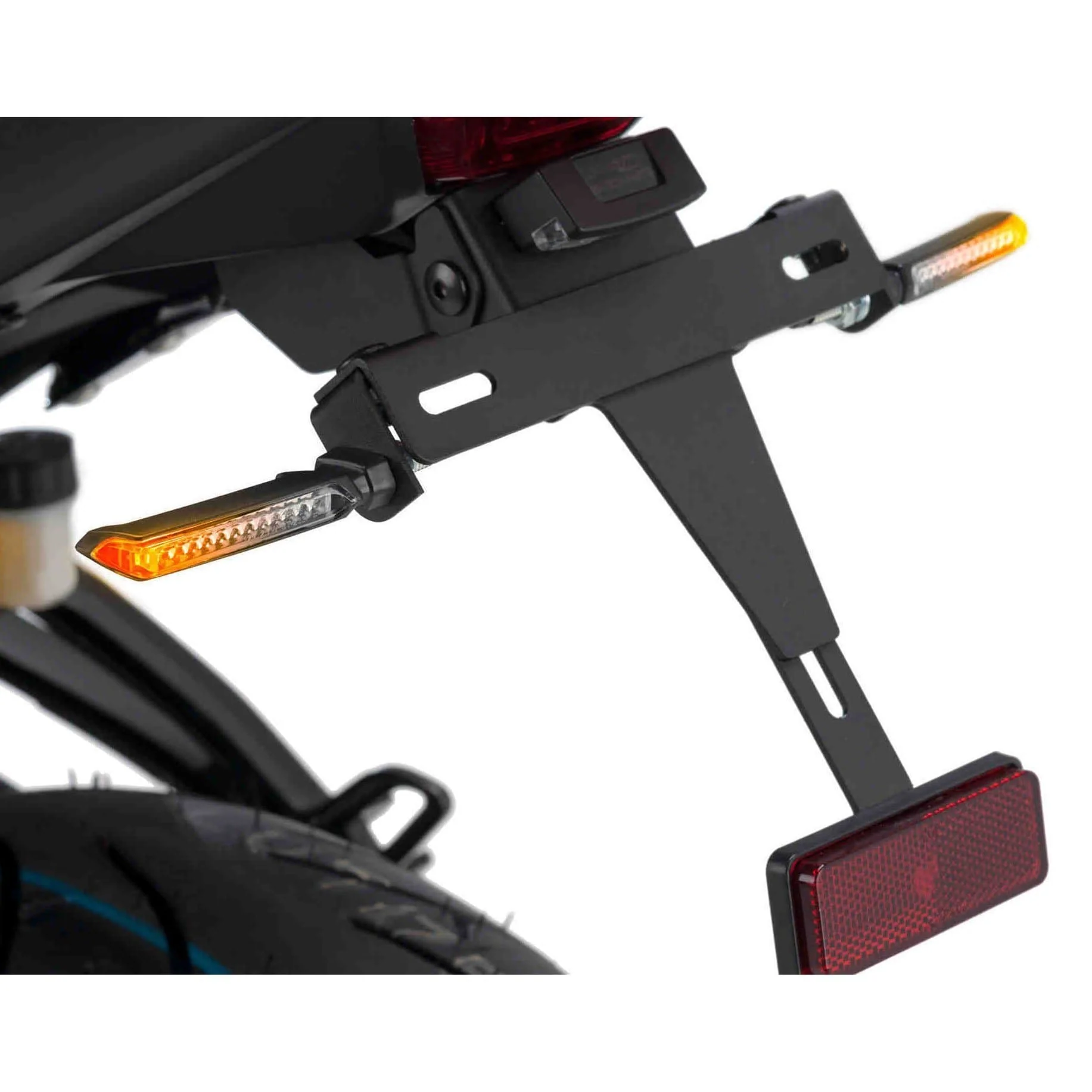 Puig Thin Sequential Indicators | Orange LED/Matte Black Facia - Image 2