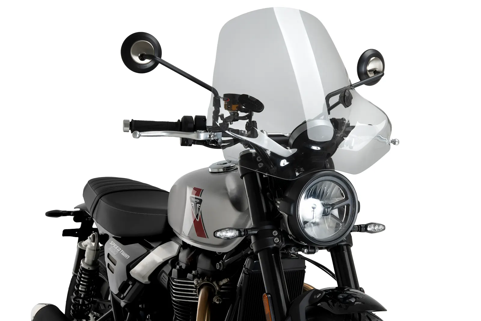Puig Touring 2 Universal Handlebar Mounted Screen | Light Smoke - Image 2