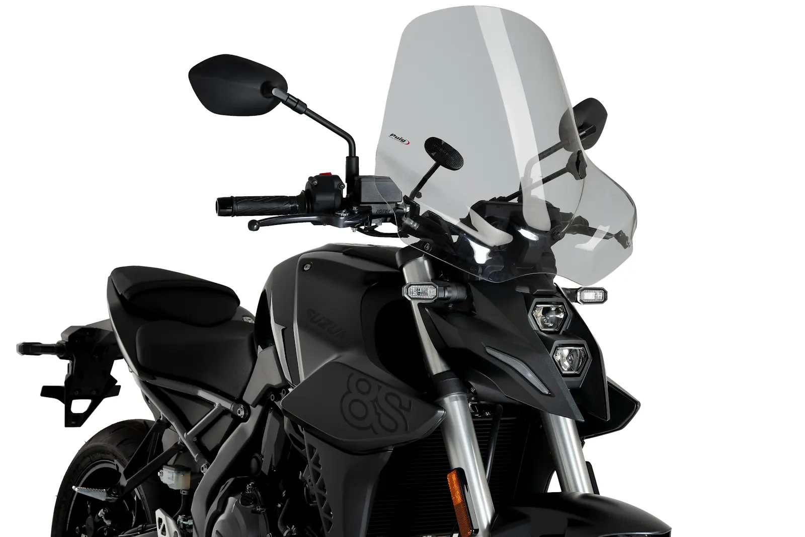 Puig Touring 2 Universal Handlebar Mounted Screen | Light Smoke - Image 3