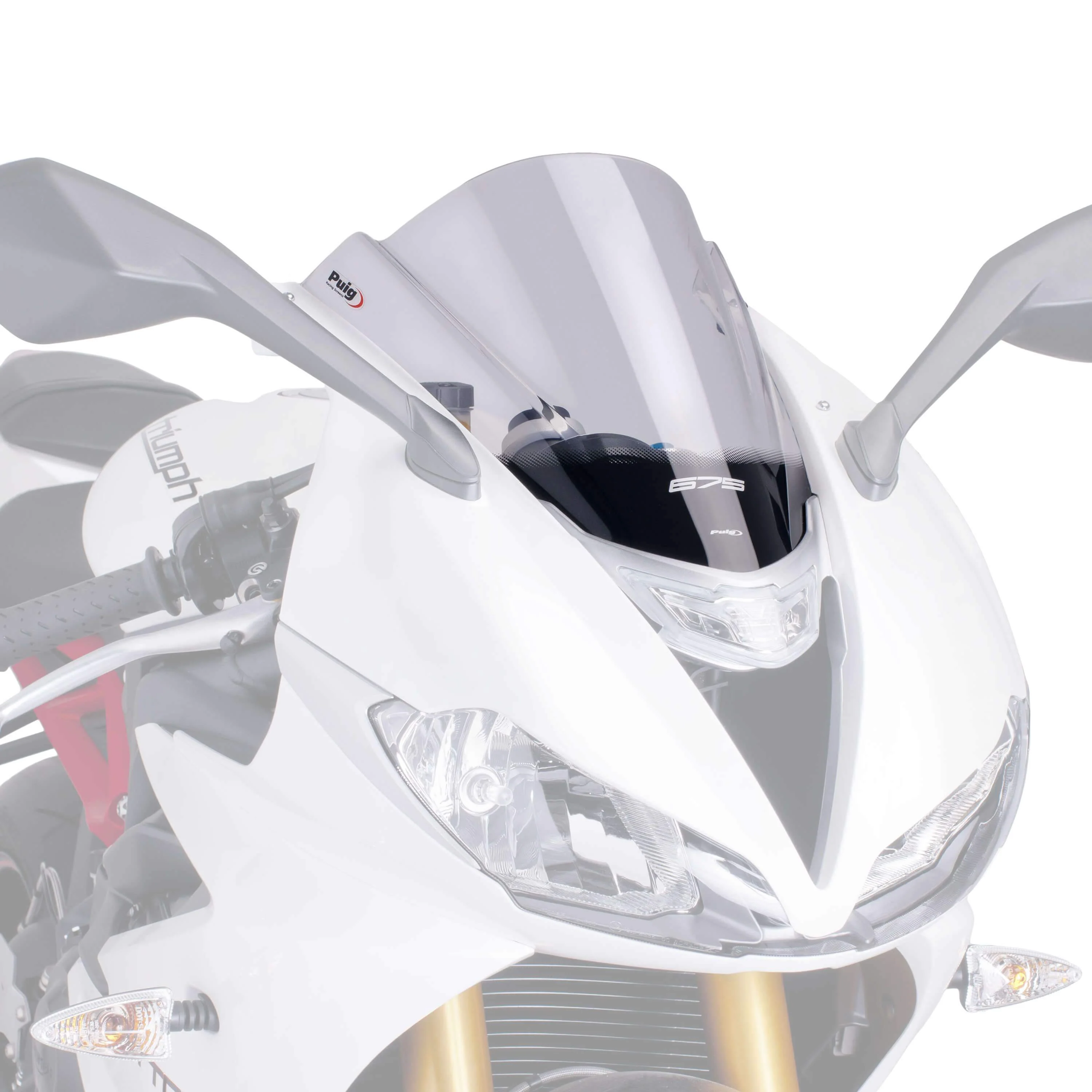 Puig Racing Screen | Clear | Triumph Daytona 675 R 2013>2016