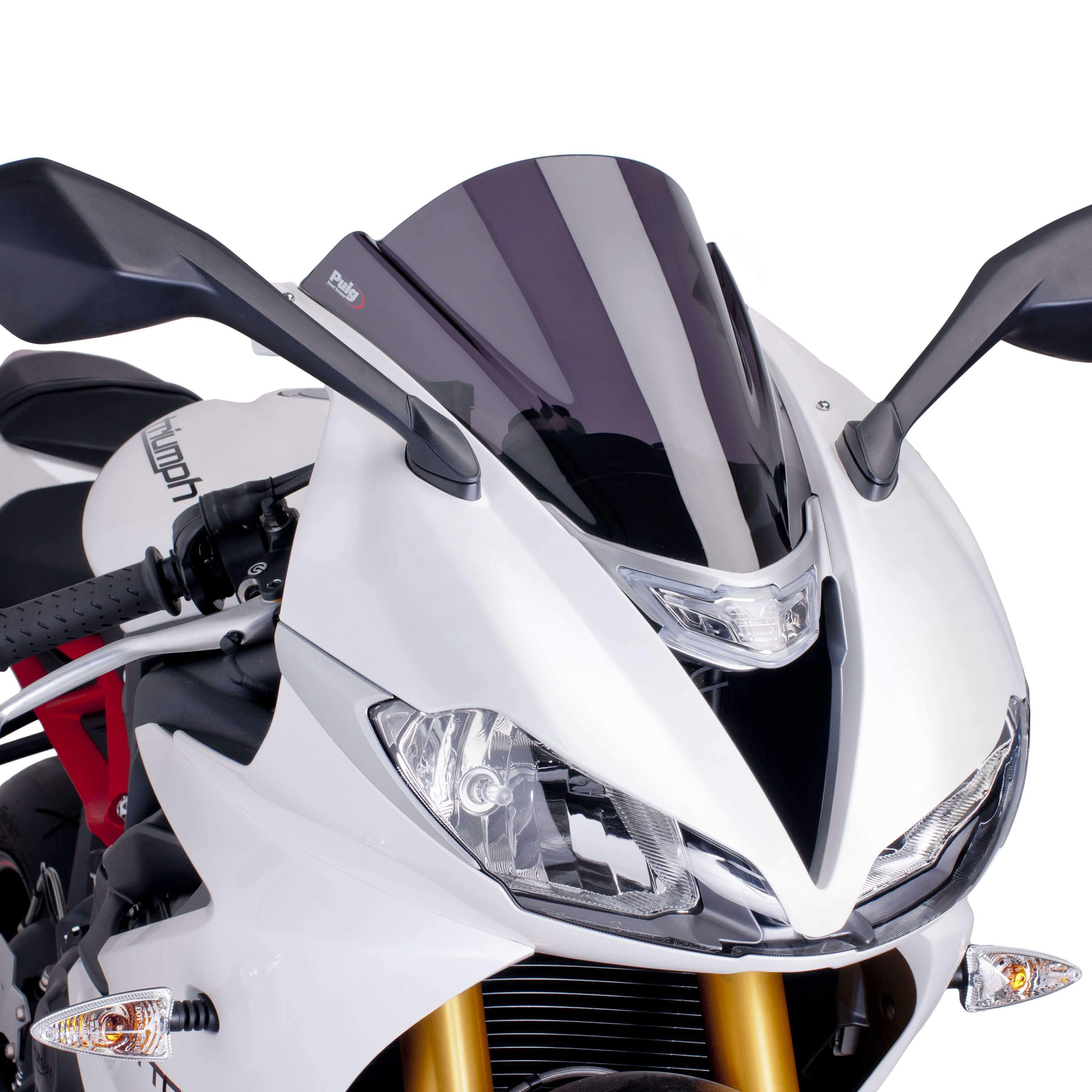 Puig Racing Screen | Dark Smoke | Triumph Daytona 675 R 2013>2016 - Image 2