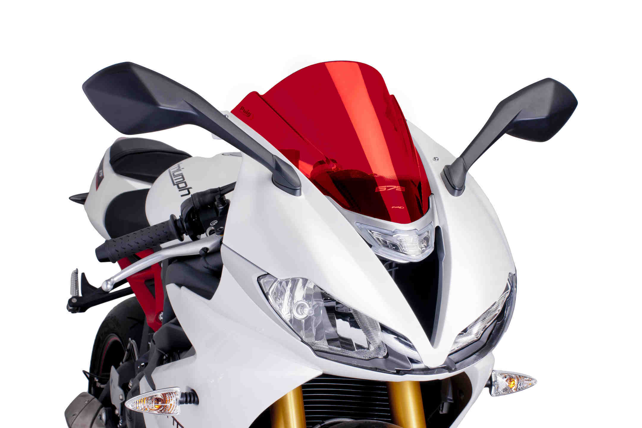 Puig Racing Screen | Red | Triumph Daytona 675 2013>2016