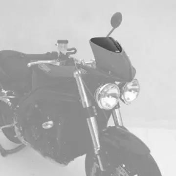 Ermax Screen for Ermax Nose Fairing | Black (Opaque) | Triumph Speed Triple 1050 2008>2010