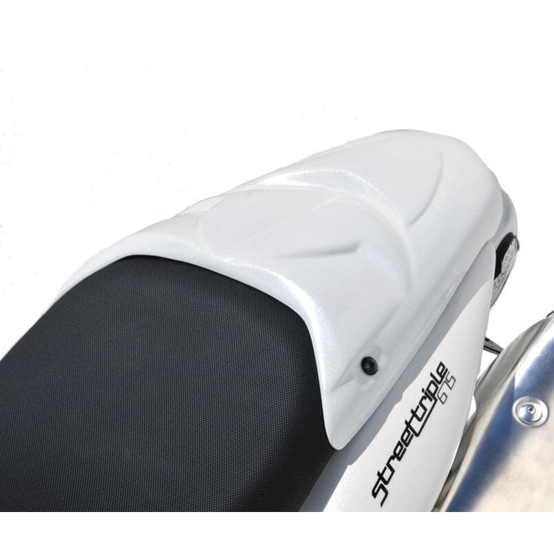 Ermax Seat Cowl | Metallic White (Crystal White) | Triumph Street Triple 675 R 2012>2012 - Image 2
