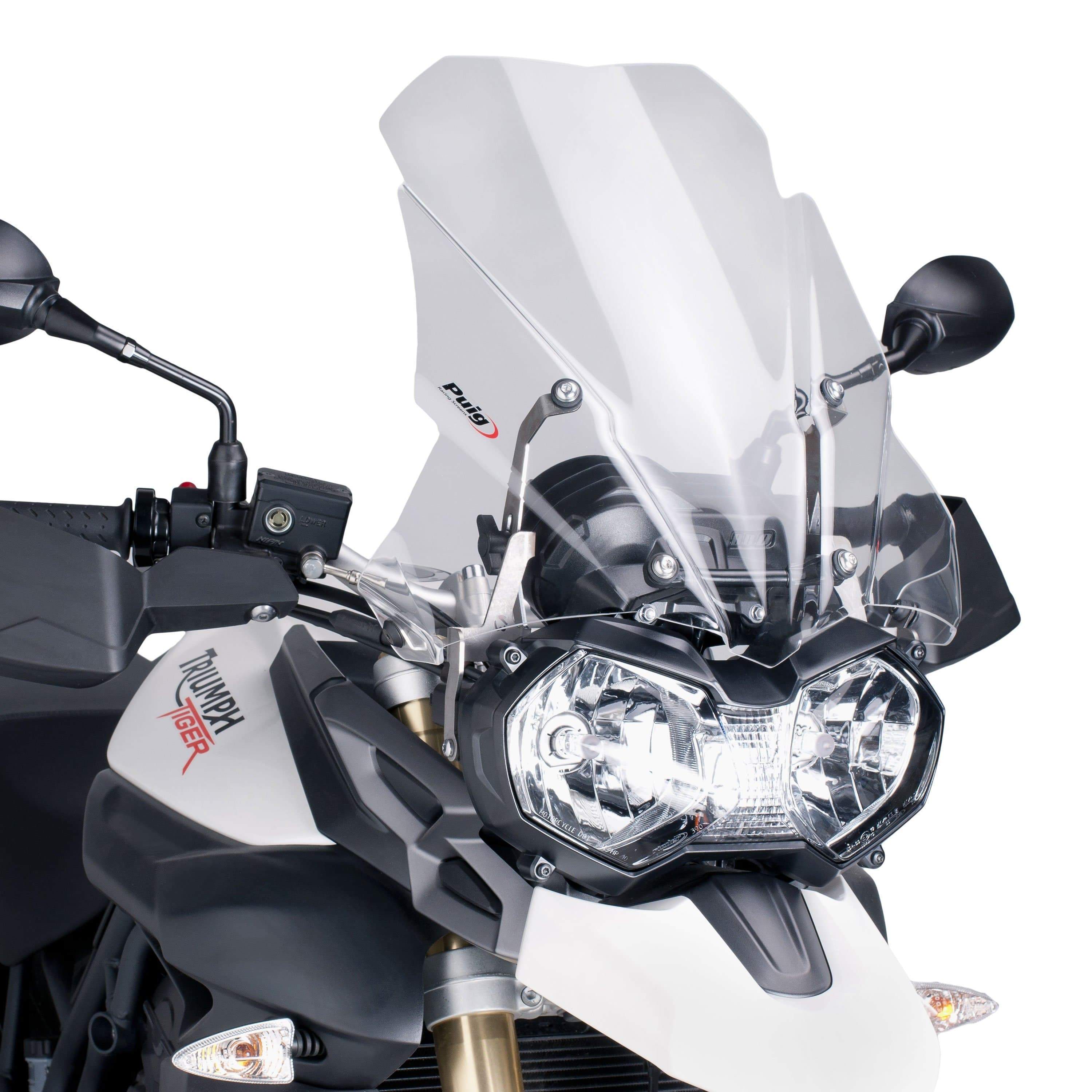 Puig Touring Screen | Clear | Triumph Tiger 800 XC/XCX/XCA/Low 2011>2017 - Image 2