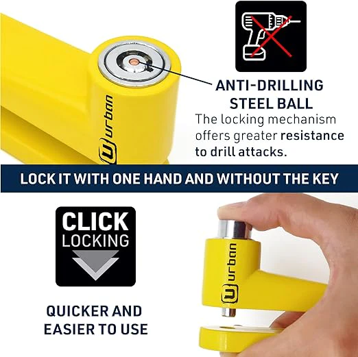 Urban Security 560A Motorcycle Disc Lock - Security Level 5 - Image 3