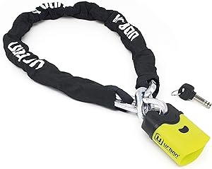 Urban Security U4K120 120cm Motorcycle Chain + Lock - Security Level 11