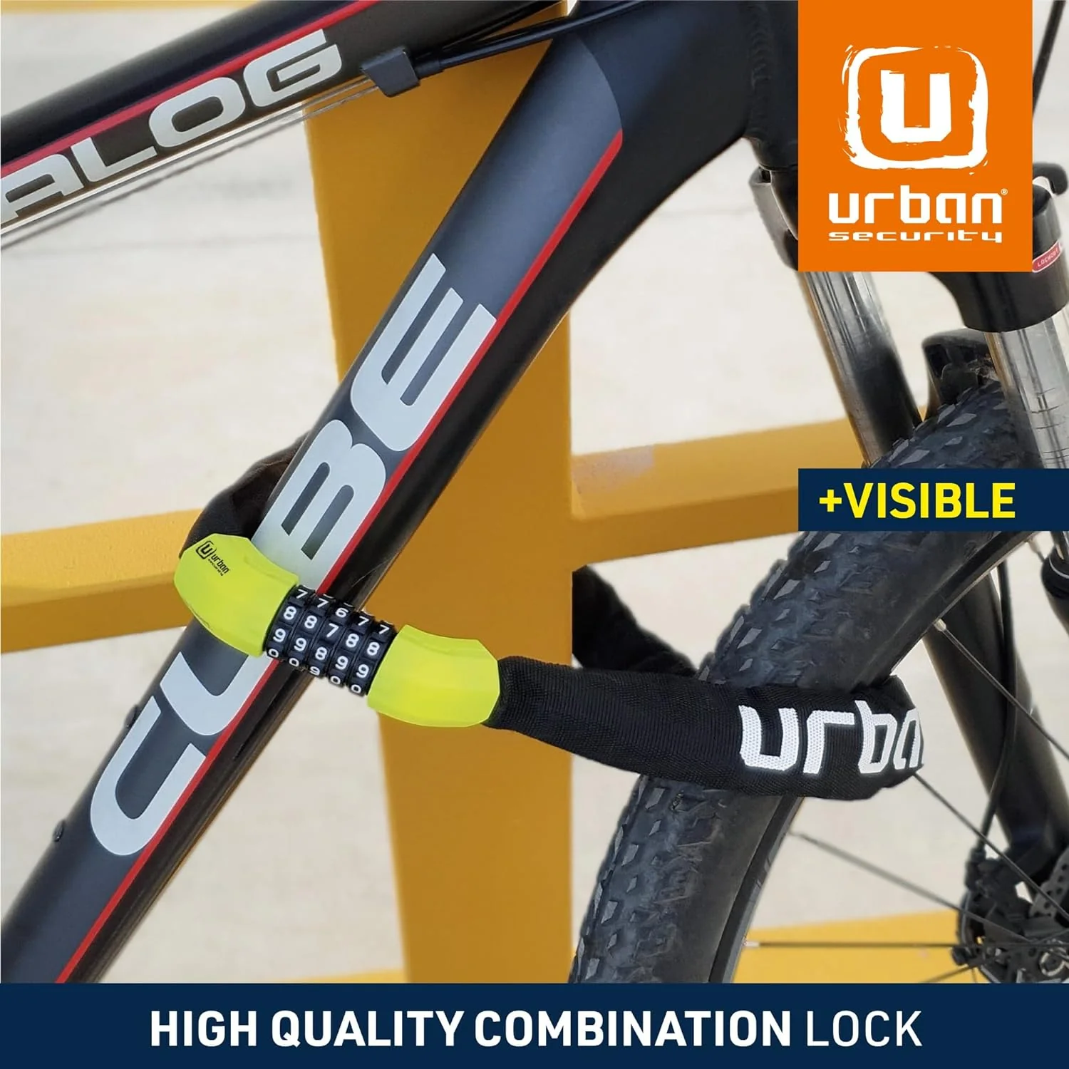 Urban Security UR890 100cm Motorcycle Chain + Combination Lock - Security Level 8 - Image 7