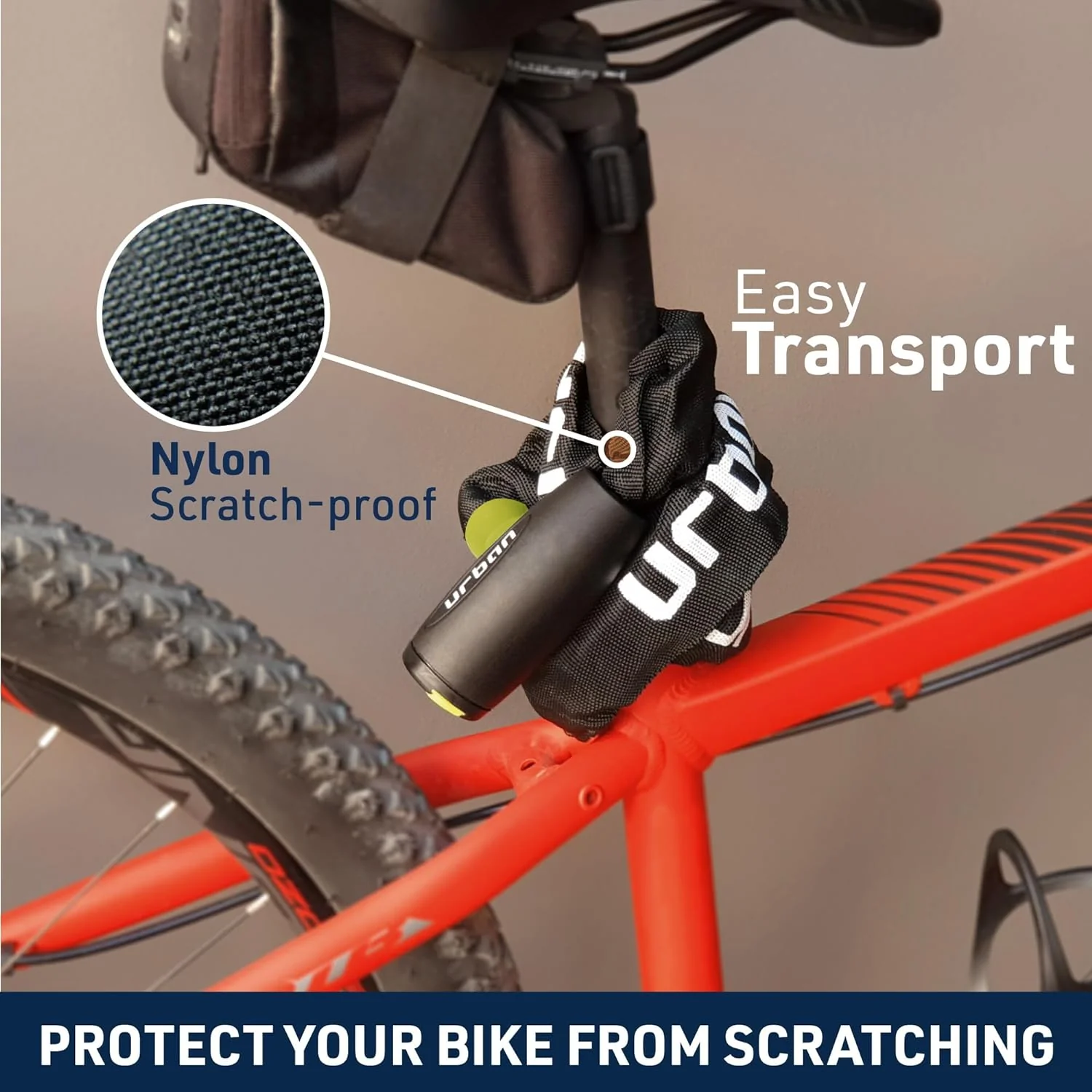 Urban Security XK100 100cm Motorcycle Chain + Integrated Lock - Security Level 9 - Image 4