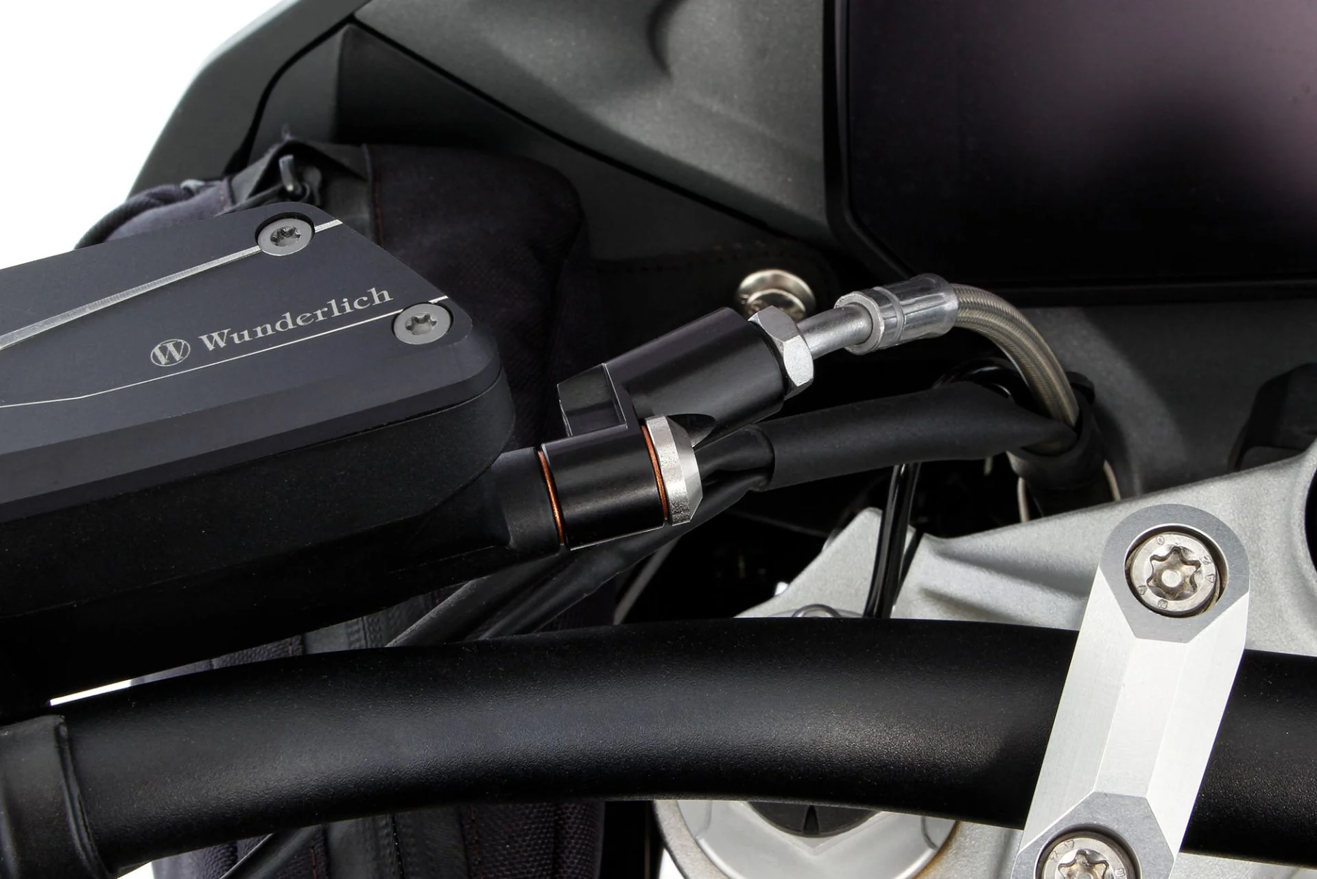 Wunderlich Adapter for Extending The Brake or Clutch Line | Black | BMW R nineT - Image 3