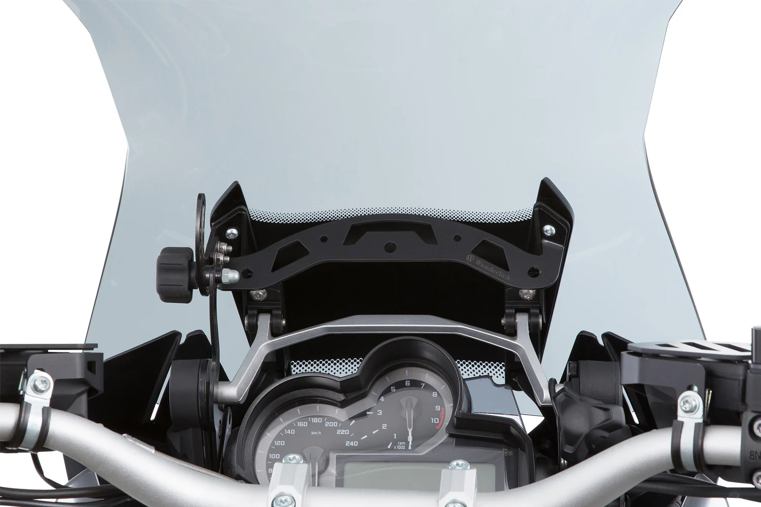 Wunderlich Additional Windshield Reinforcement | Black | BMW R 1250 GS - Image 2